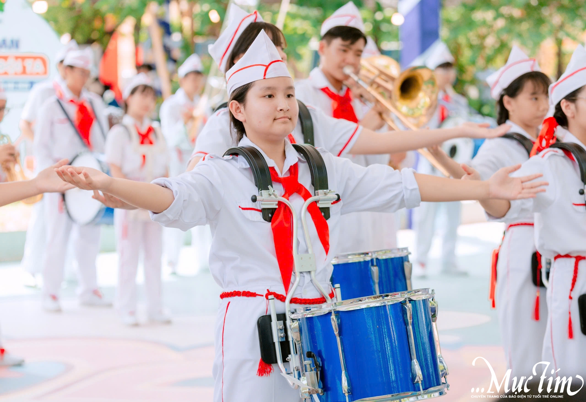 Tuyệt vời quá Liên hoan Tiếng kèn Đội ta khối THCS - Ảnh 3.