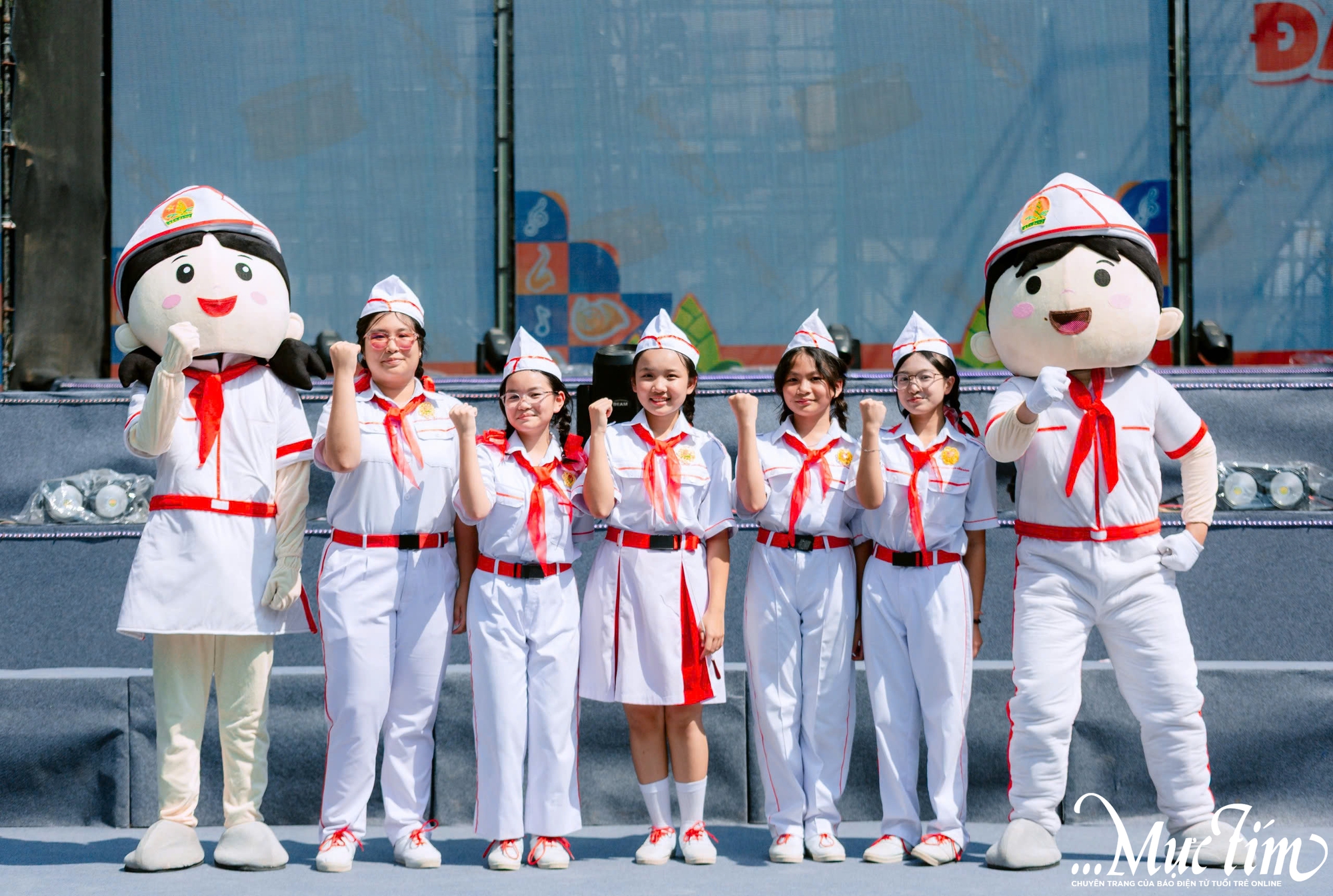 Tuyệt vời quá Liên hoan Tiếng kèn Đội ta khối THCS - Ảnh 4.