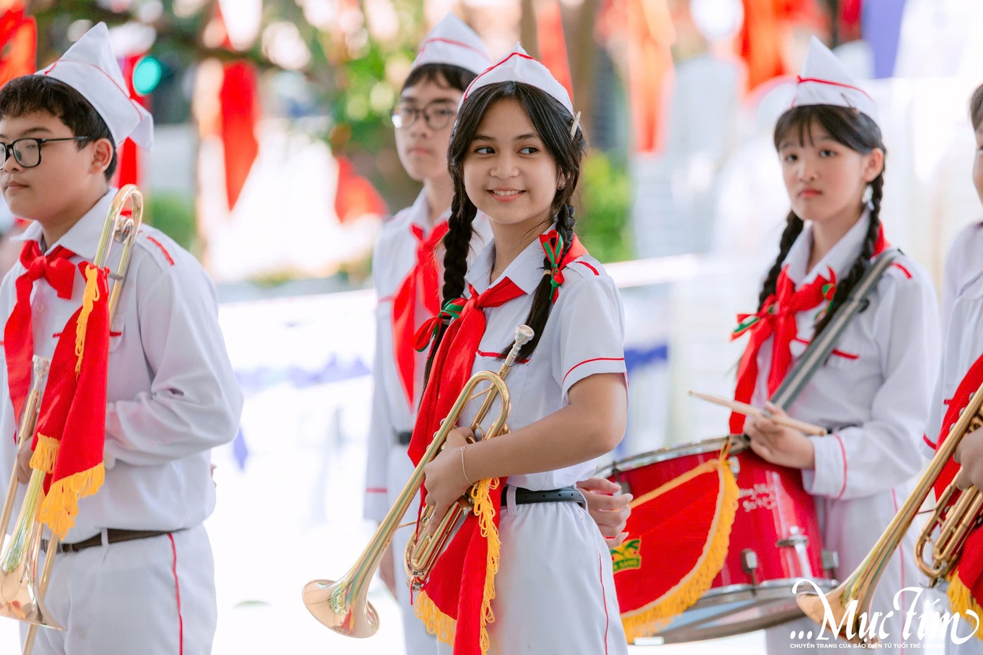 Tuyệt vời quá Liên hoan Tiếng kèn Đội ta khối THCS - Ảnh 5.