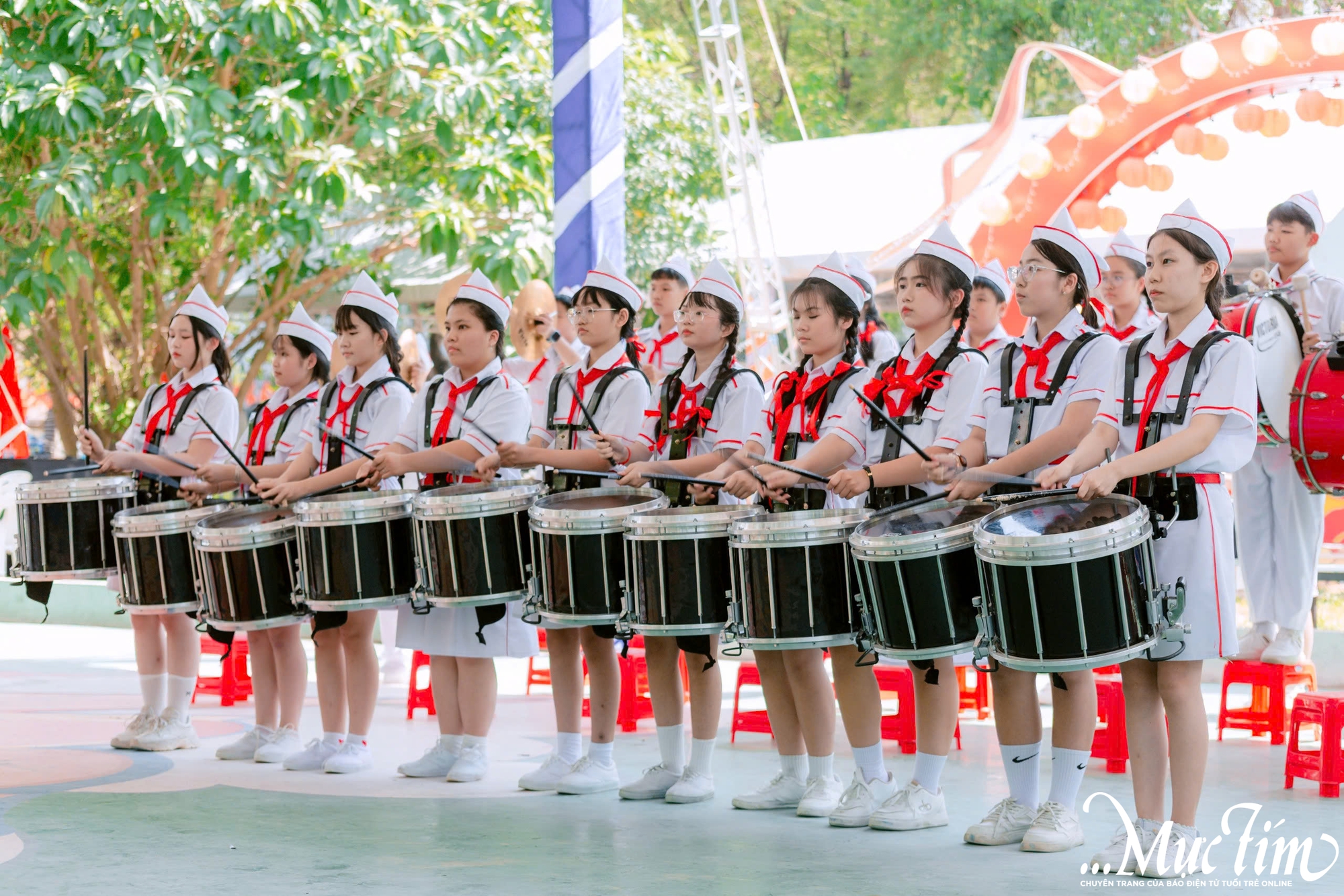 Tuyệt vời quá Liên hoan Tiếng kèn Đội ta khối THCS - Ảnh 6.