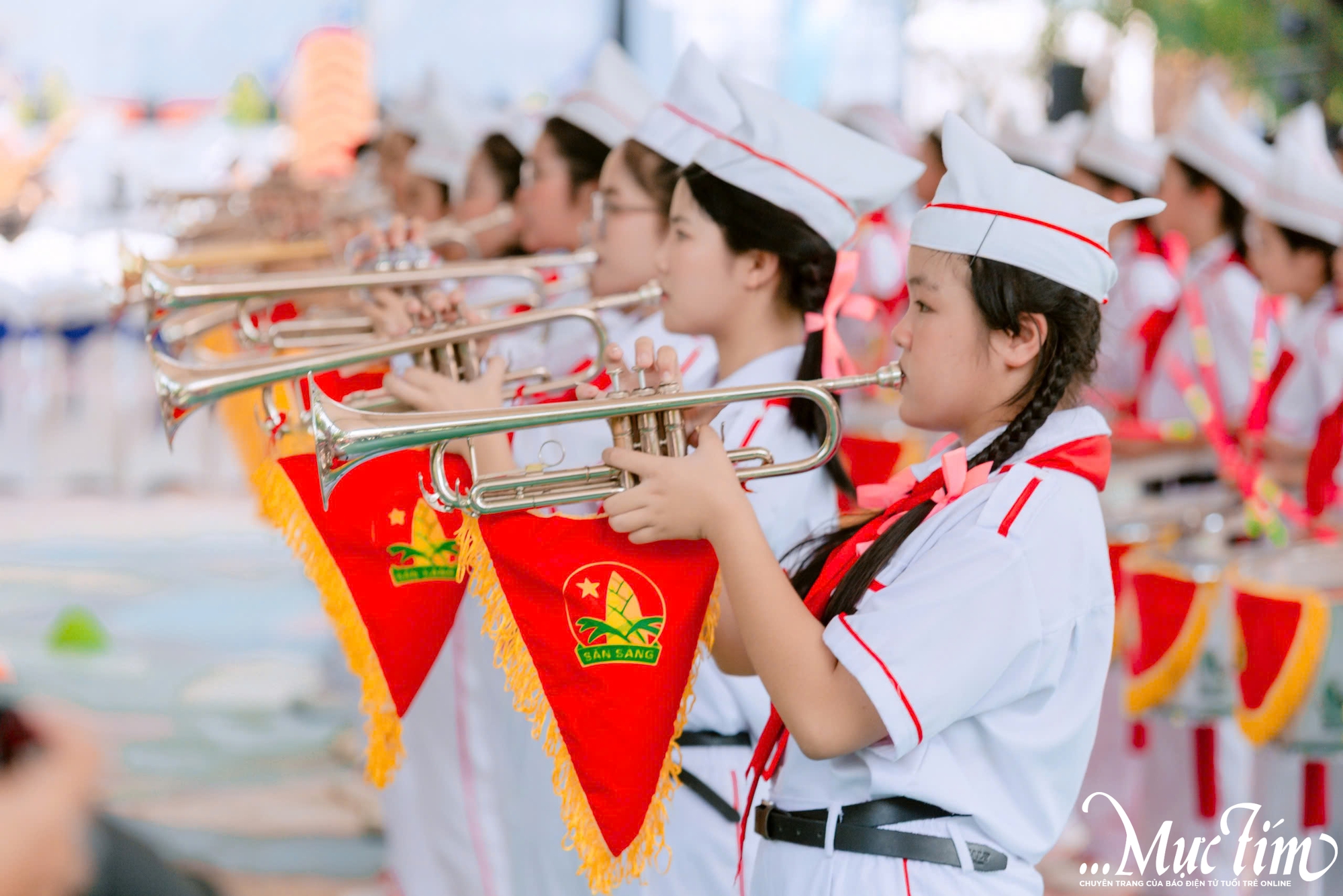 Tuyệt vời quá Liên hoan Tiếng kèn Đội ta khối THCS - Ảnh 8.