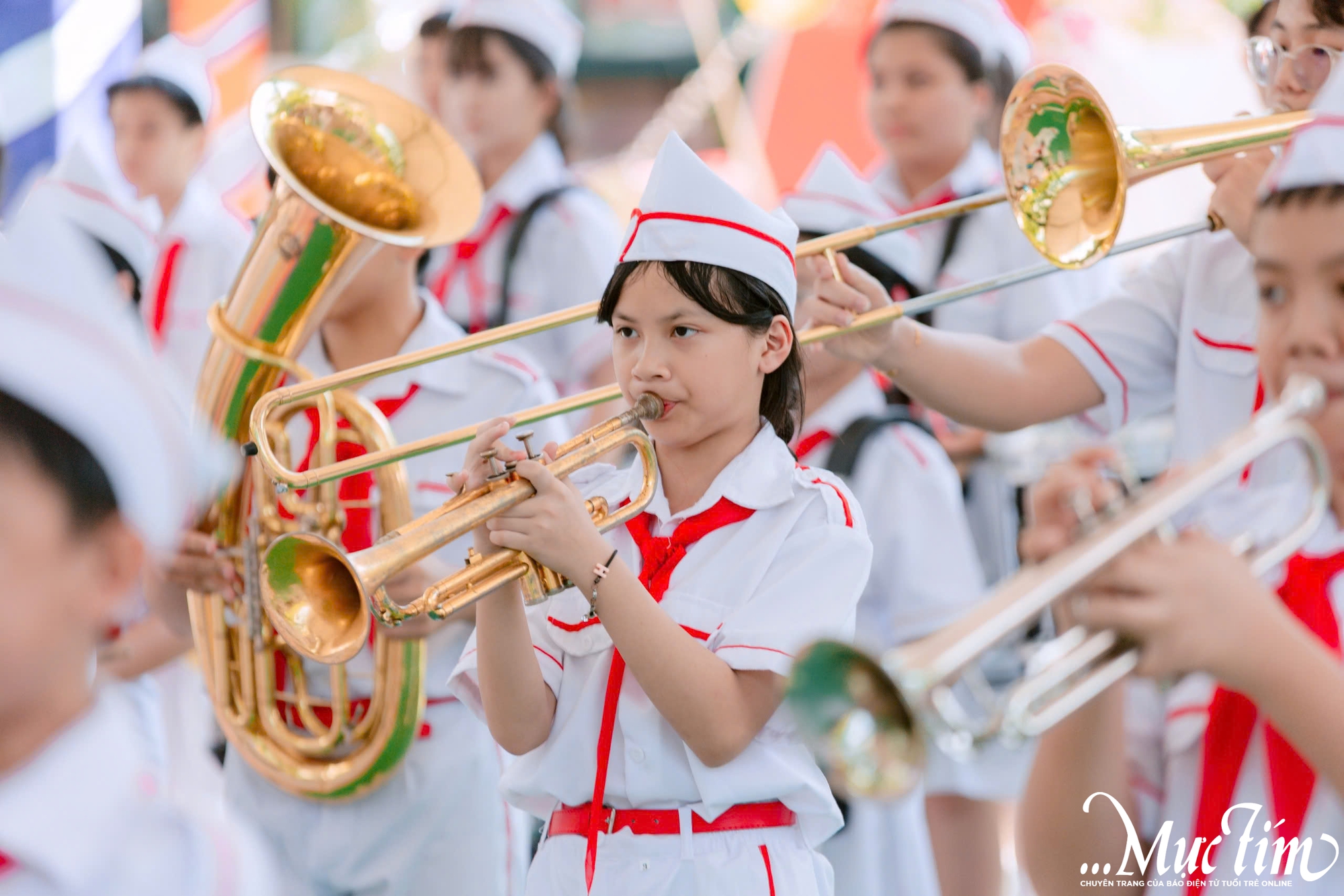 Tuyệt vời quá Liên hoan Tiếng kèn Đội ta khối THCS - Ảnh 10.