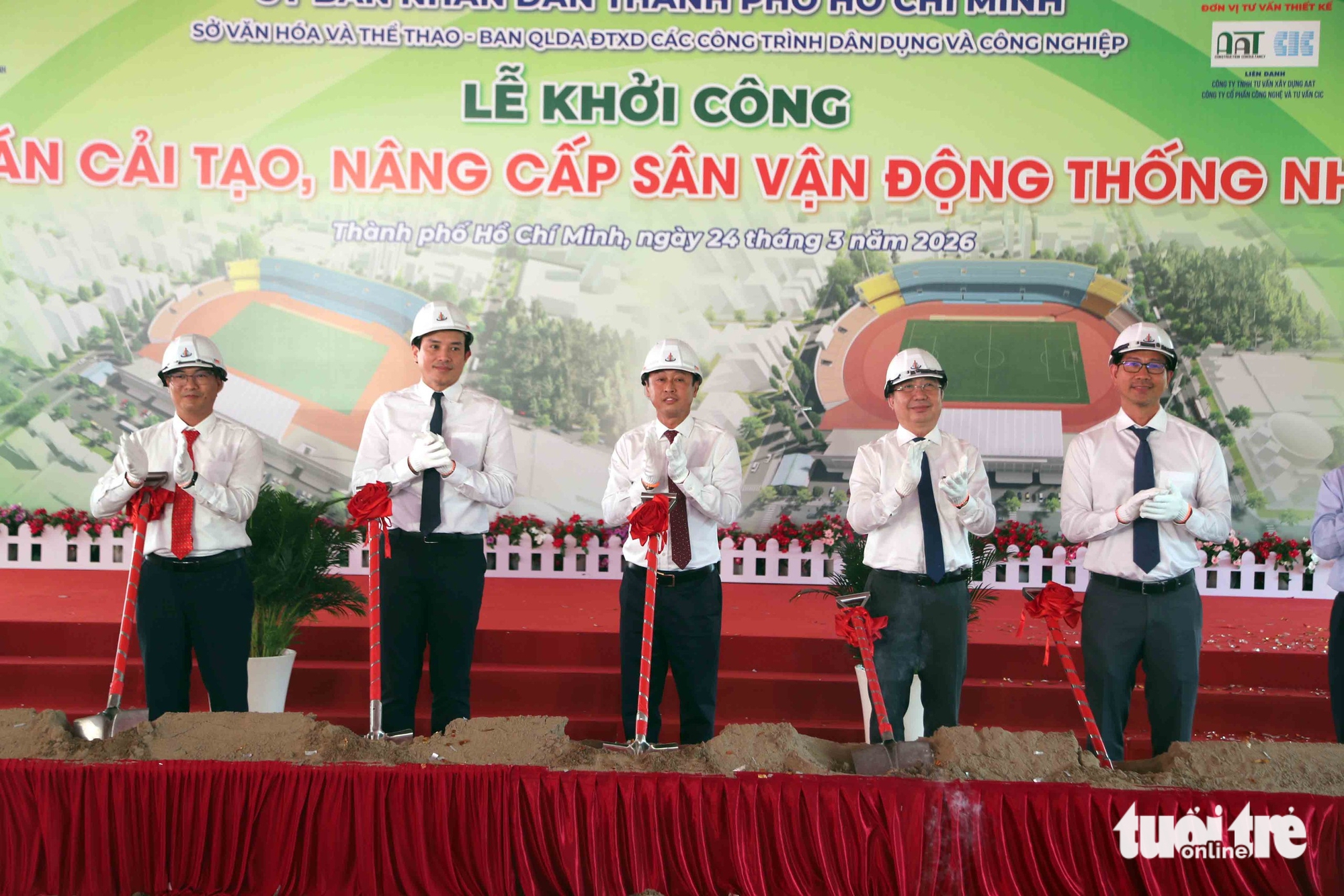 Sân Thống Nhất bắt đầu được cải tạo, nâng cấp - Ảnh 13.