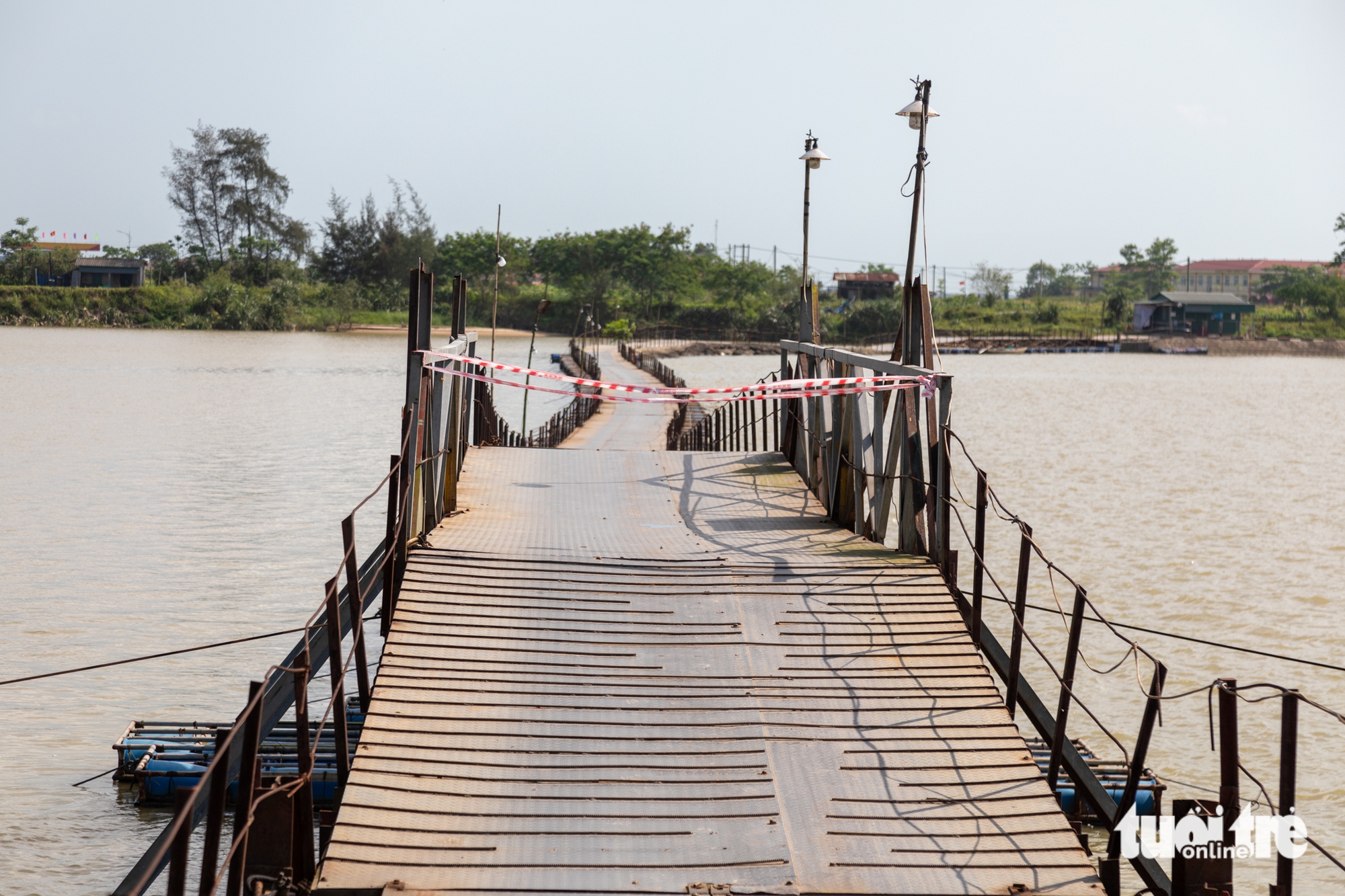 Quảng Trị lập đoàn liên ngành kiểm tra điều kiện an toàn cầu phao dân sinh Triệu Độ