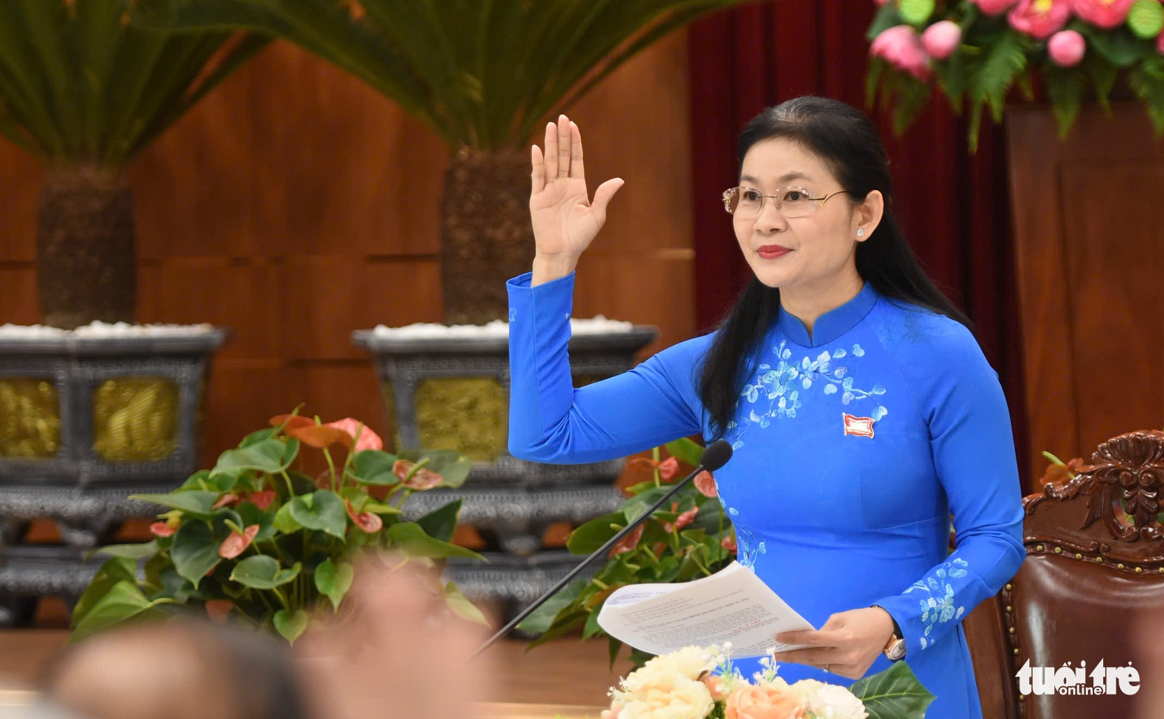 Bà Tôn Ngọc Hạnh tái đắc cử Chủ tịch HĐND tỉnh Đồng Nai - Ảnh 1.