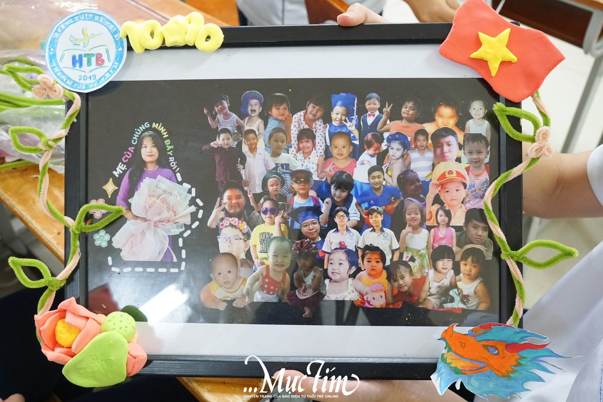 Học sinh Trường THPT Hồ Thị Bi 'gói' thanh xuân trong khung hình tập thể- Ảnh 4.