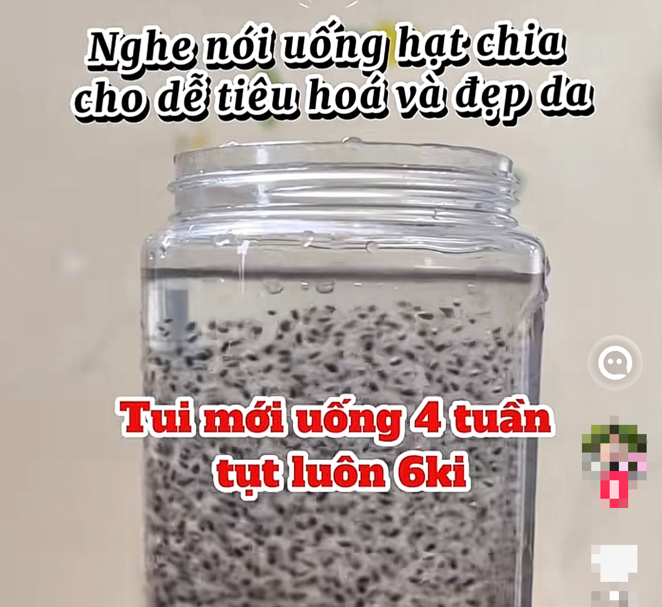 Bạn trẻ pha hạt chia cùng nước lọc uống để giữ dáng, chuyên gia nói gì? - Ảnh 1.