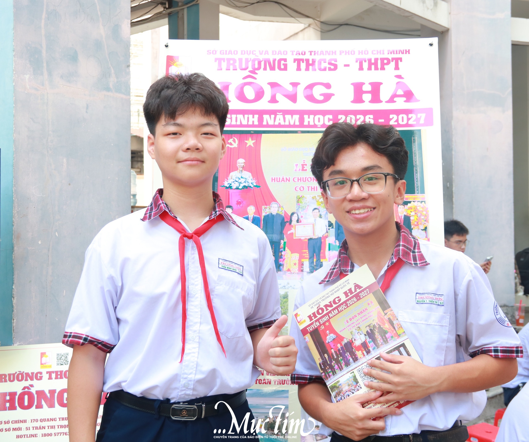 Nhộn nhịp gian tư vấn Trường THCS – THPT Hồng Hà tại Ngày hội Tự tin vào lớp 10 - Ảnh 5.