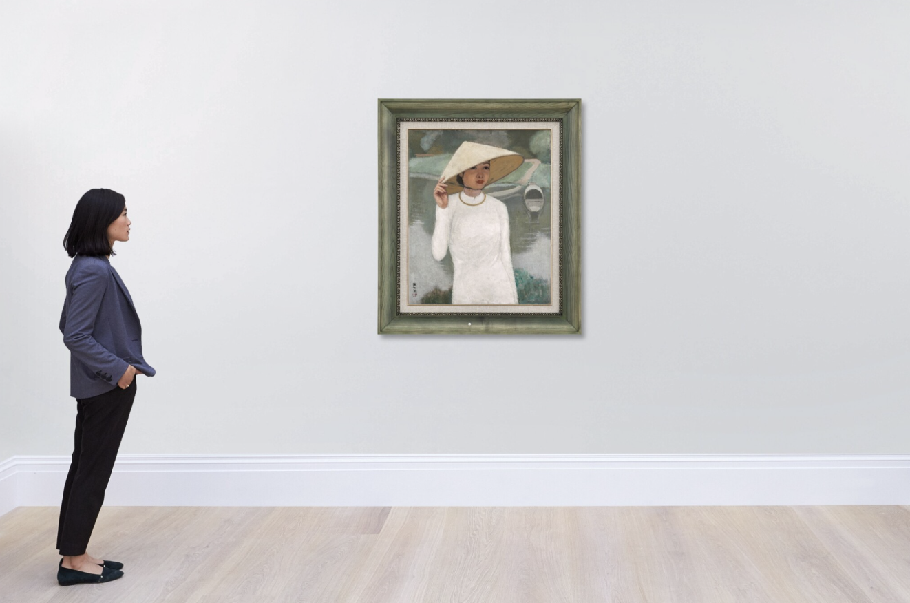 Tranh của danh họa Lê Phổ và Mai Trung Thứ lại gây chấn động sàn đấu giá Sotheby's tại Hong Kong - Ảnh 1.
