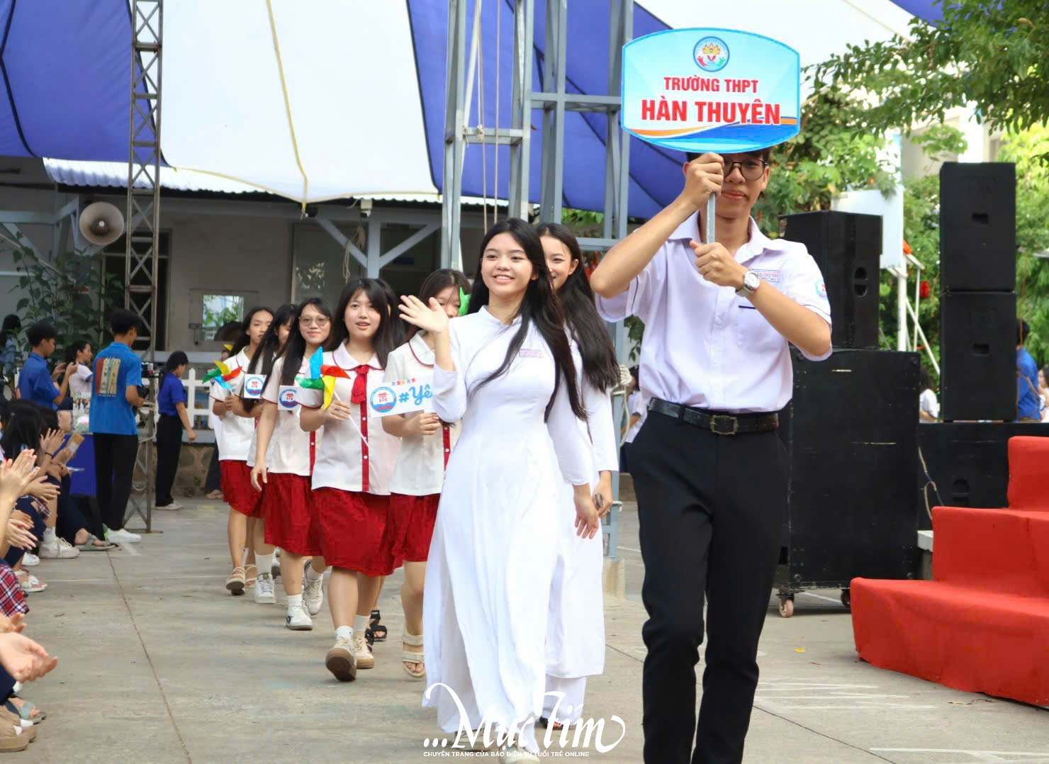 Tự tin vào lớp 10: Đội hình diễu hành Trường THPT Hàn Thuyên, Gò Vấp, Nguyễn Thái Bình, Trường Trung học Thực hành Sài Gòn- Ảnh 5.