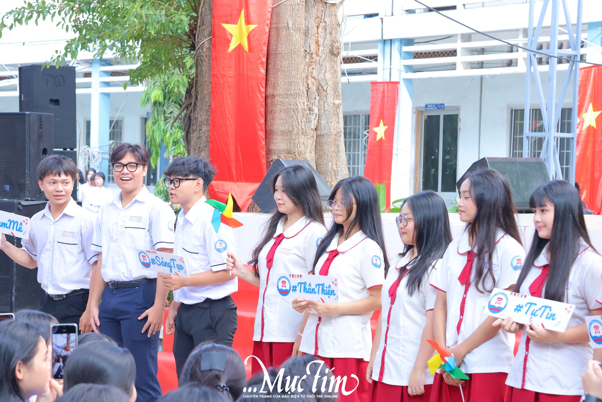 Tự tin vào lớp 10: Đội hình diễu hành Trường THPT Hàn Thuyên, Gò Vấp, Nguyễn Thái Bình, Trường Trung học Thực hành Sài Gòn- Ảnh 6.