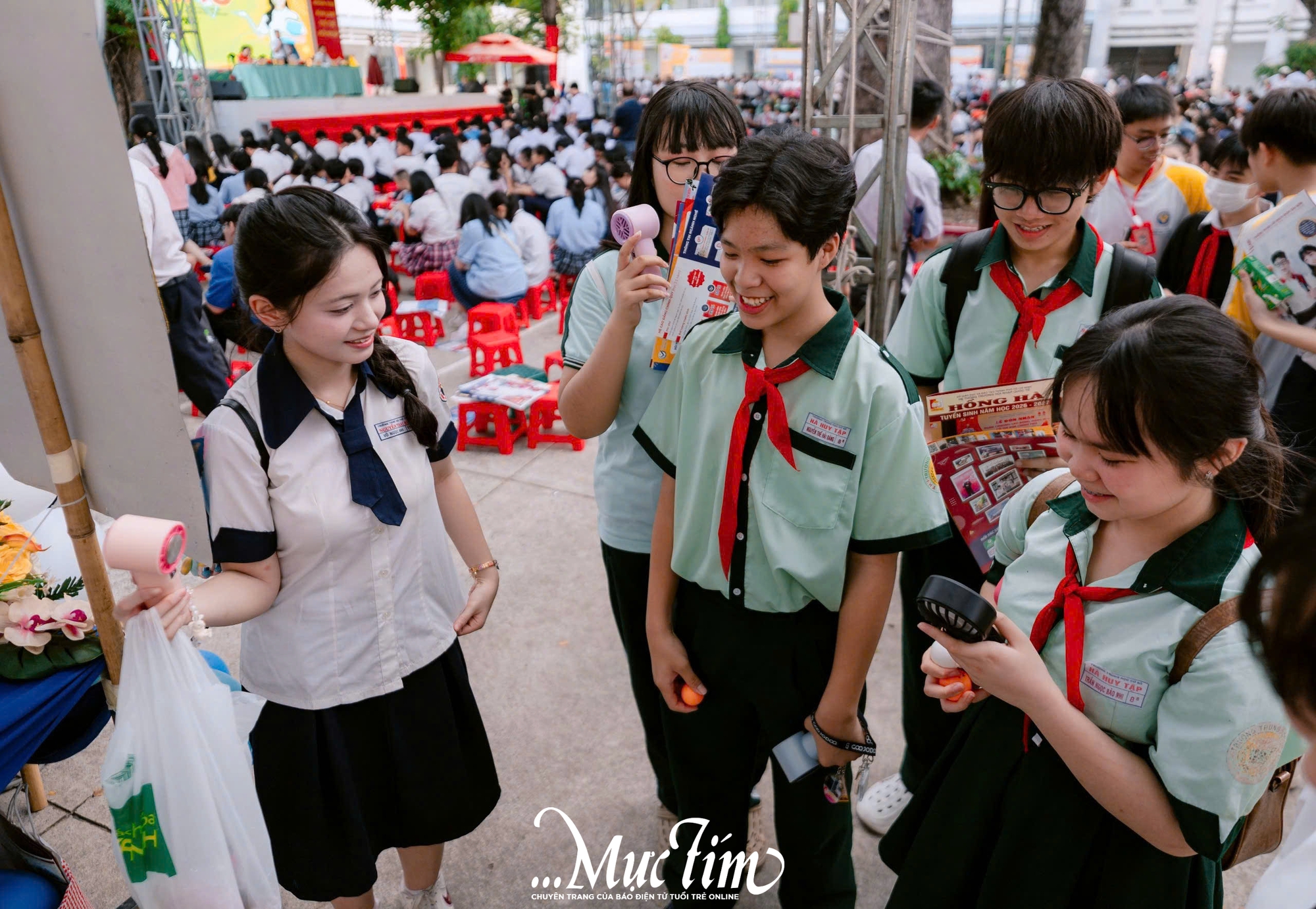 Tự tin vào lớp 10: Đội hình diễu hành Trường THPT Hàn Thuyên, Gò Vấp, Nguyễn Thái Bình, Trường Trung học Thực hành Sài Gòn- Ảnh 13.
