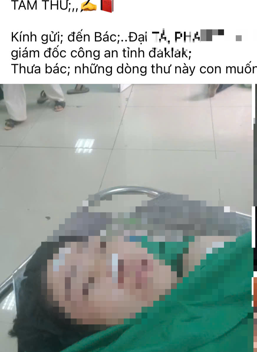 Công an làm việc với MC phản ánh sai việc chậm thụ lý vụ hành hung - Ảnh 1.