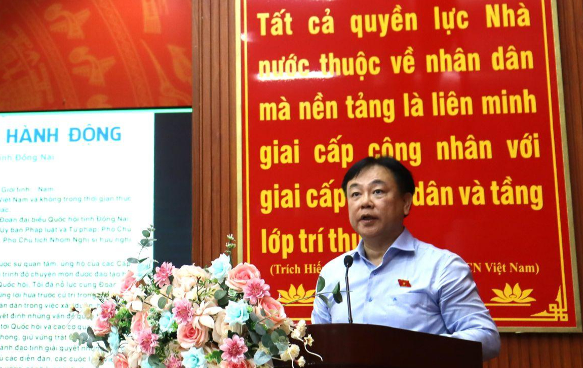 Đơn vị bầu cử số 3 tại Đồng Nai: Ứng viên cam kết đào tạo việc làm, nhà ở cho công nhân - Ảnh 4.