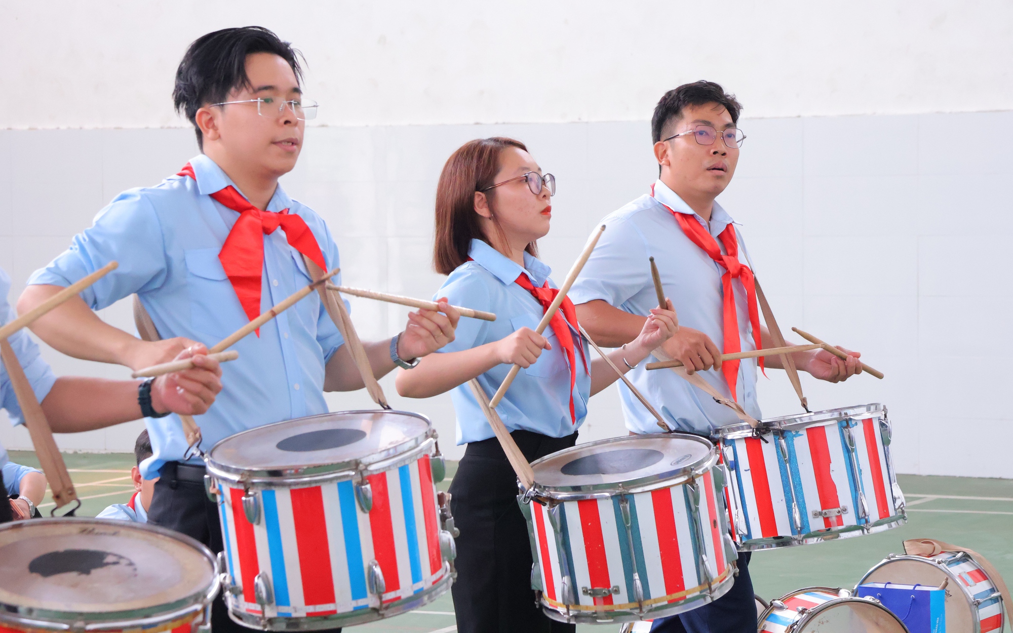 575 phụ trách Đội tranh tài tại ngày thi thứ hai Olympic Cánh én- Ảnh 22.