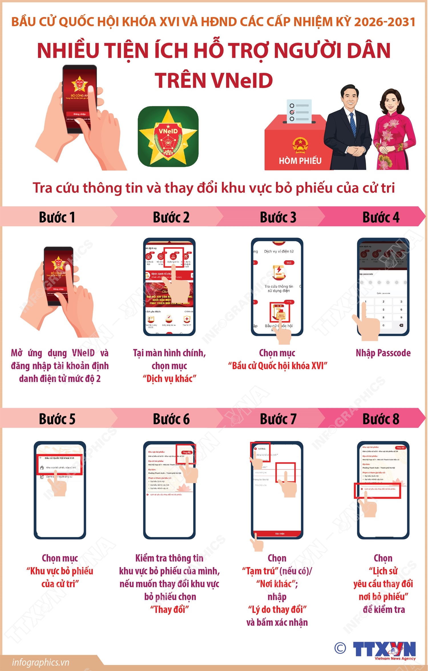 khu vực bỏ phiếu - Ảnh 1.