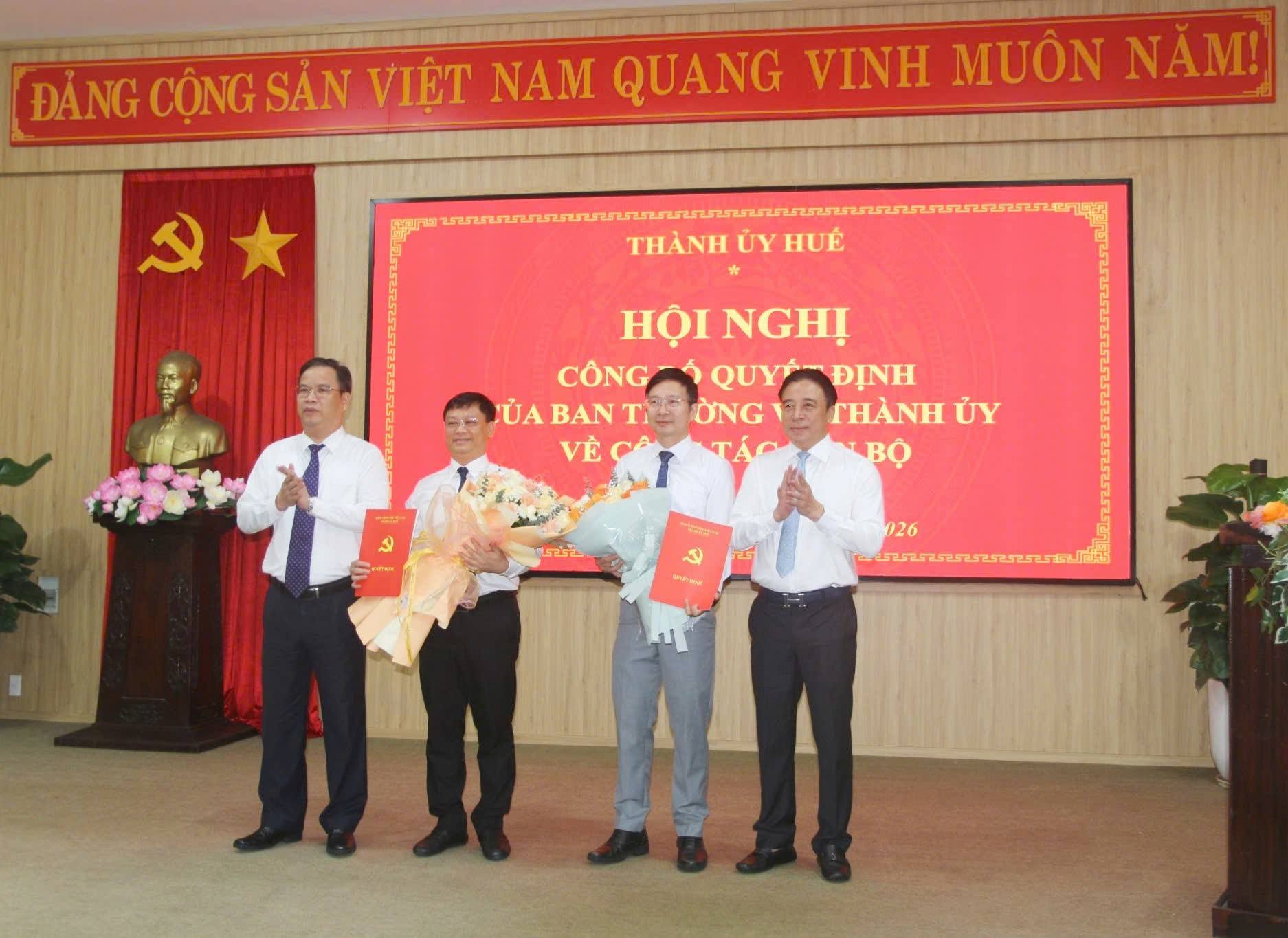 Huế điều động nhiều cán bộ cấp cao