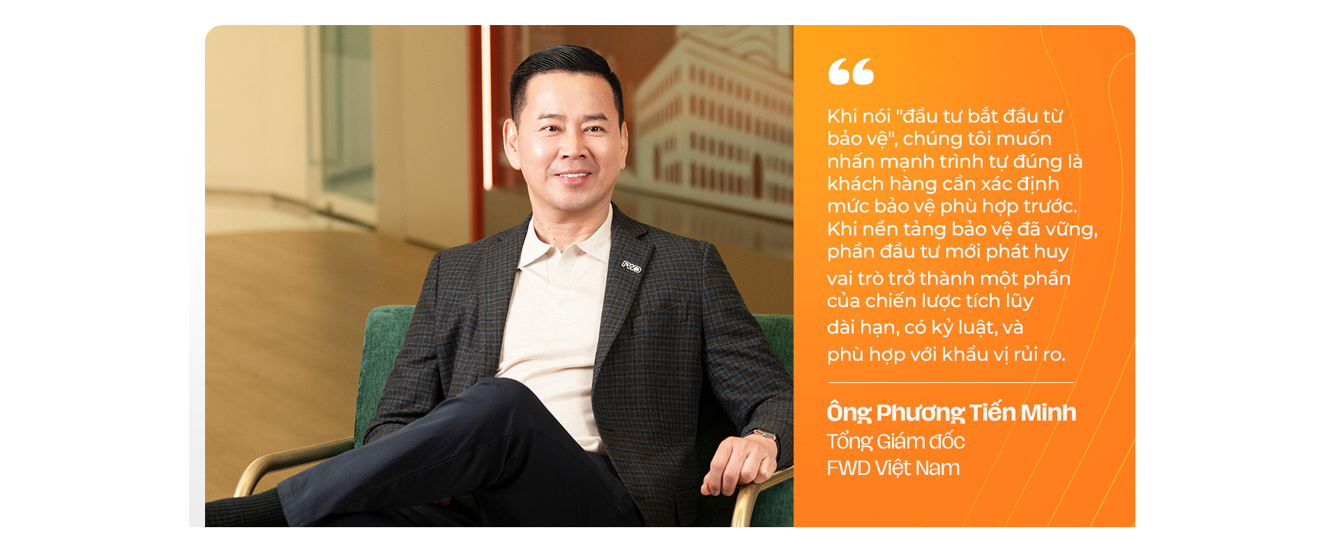 CEO FWD Việt Nam: Đầu tư bền vững cần bắt đầu từ bảo vệ - Ảnh 2.