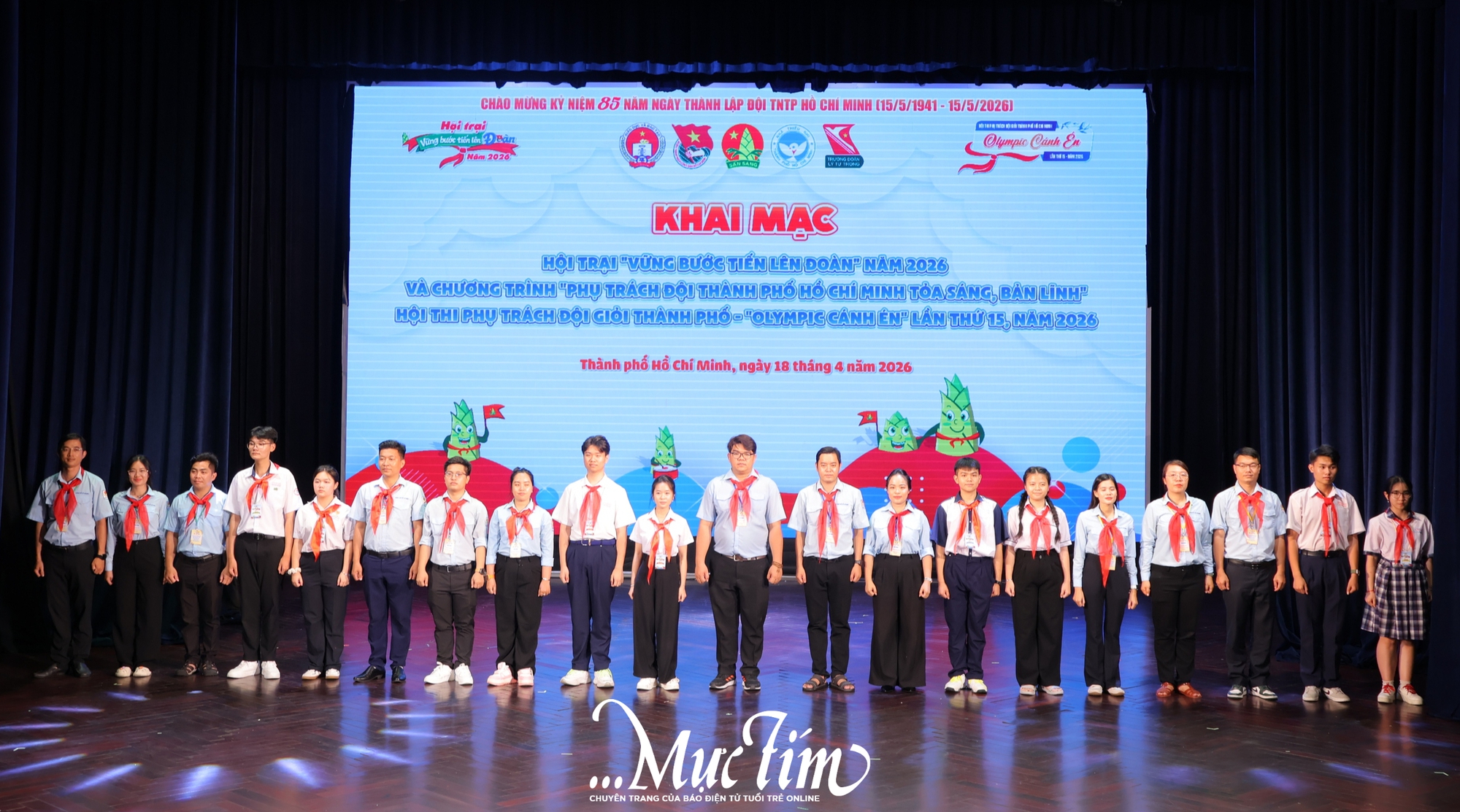 Hàng trăm phụ trách Đội và thiếu nhi tham gia hội trại Vững bước tiến lên Đoàn- Ảnh 4.