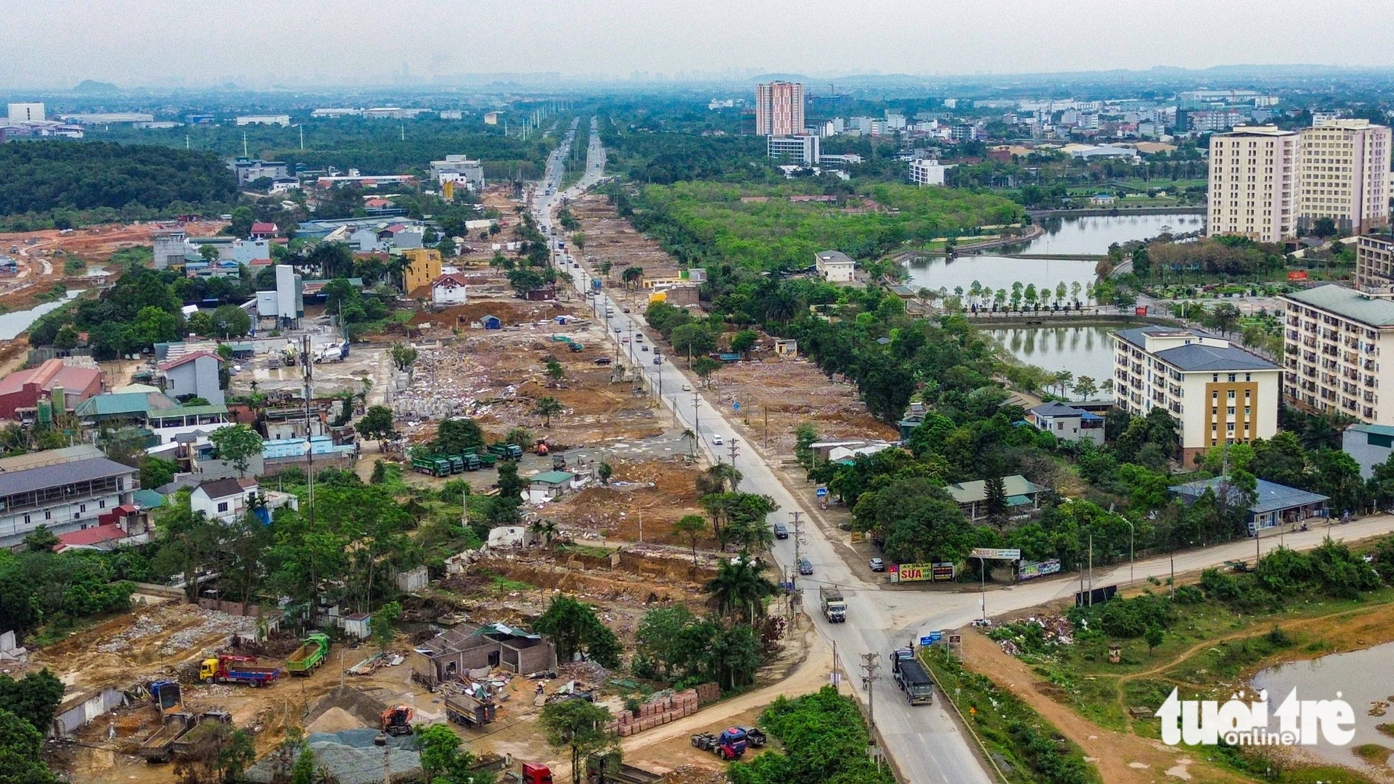 Công trường đại lộ Thăng Long rộng tới 180m và tuyến metro trị giá hơn 65.000 tỉ phía tây Hà Nội - Ảnh 3.
