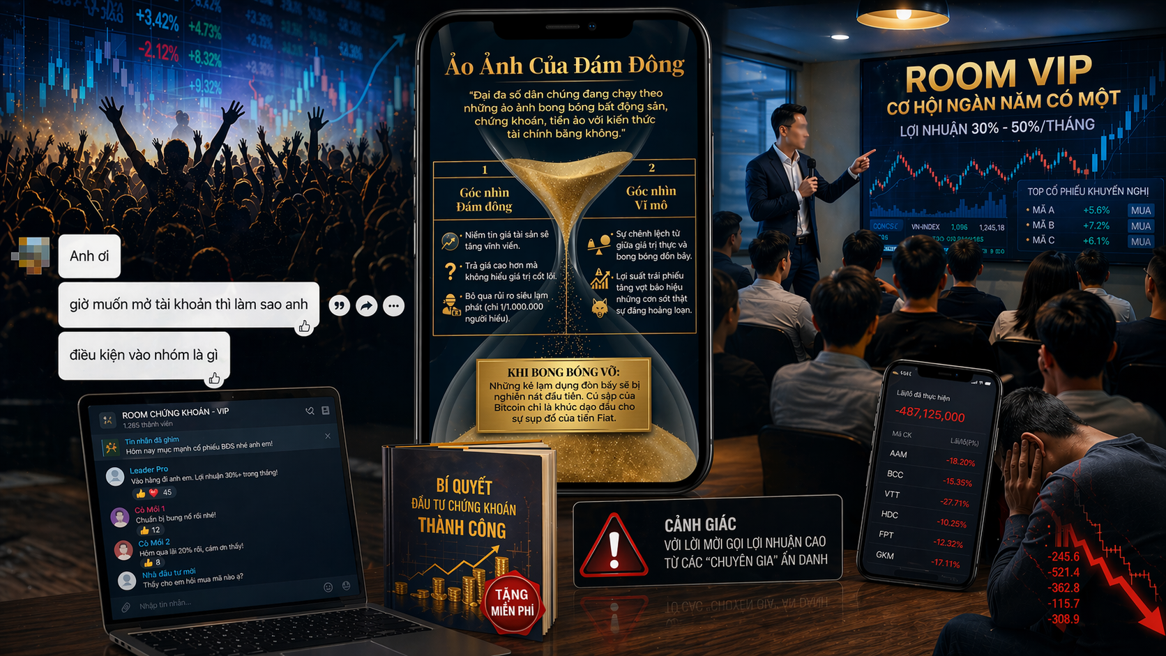 Nhộn nhạo 'chuyên gia', hội nhóm chứng khoán: Khoe lãi ảo, giăng cò mồi và sự thật đằng sau - Ảnh 1.