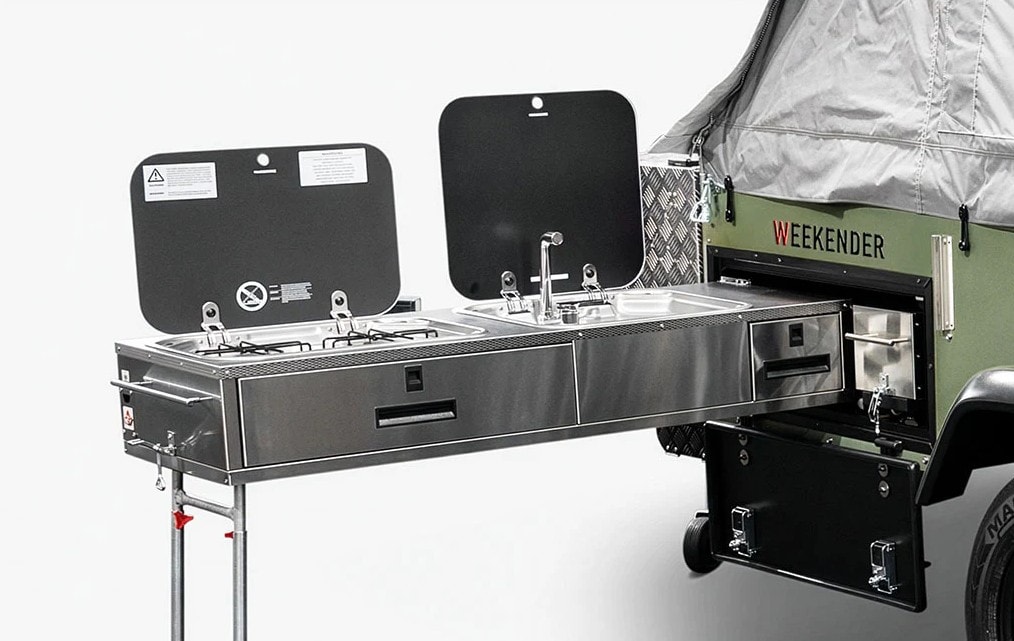 Nhà di động chỉ dài như xe máy, 'nở' ra gấp đôi khi dựng trại, giá ngang Mitsubishi Xforce - Ảnh 5.