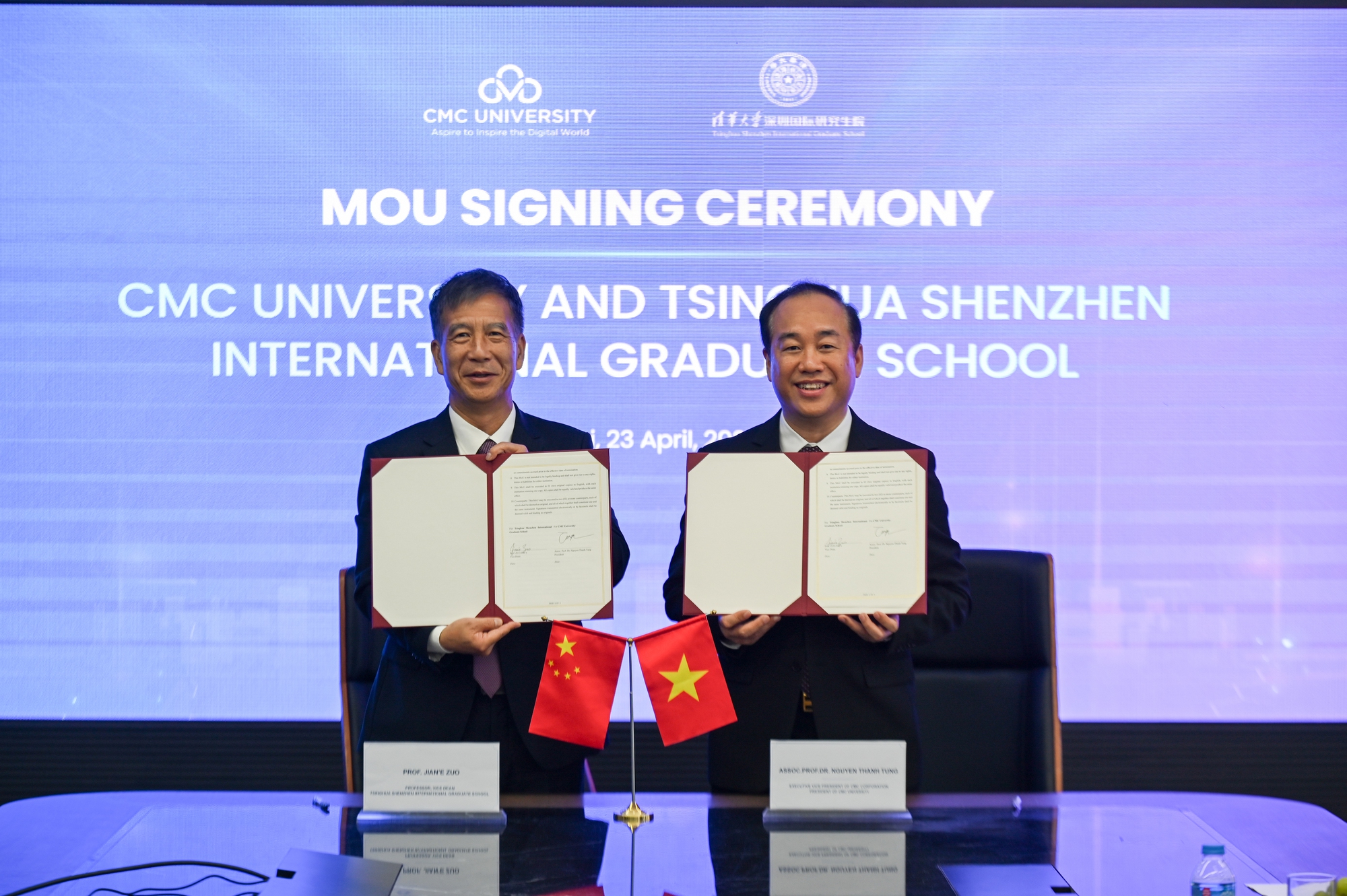 Trường Đại học CMC hợp tác với Đại học Thanh Hoa  - Ảnh 1.