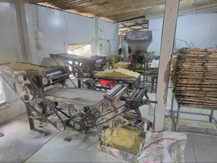 Bắt hai vợ chồng sản xuất gần 3.000 tấn mì tươi chứa hàn the, thủy tinh lỏng - Ảnh 2.