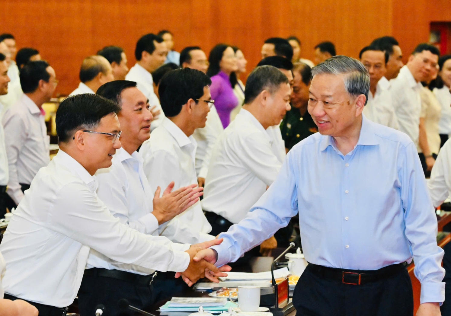 Tổng Bí thư, Chủ tịch nước Tô Lâm thăm và làm việc với TP.HCM - Ảnh 7.