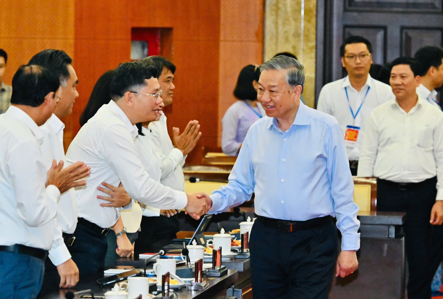 Tổng Bí thư, Chủ tịch nước Tô Lâm thăm và làm việc với TP.HCM - Ảnh 8.