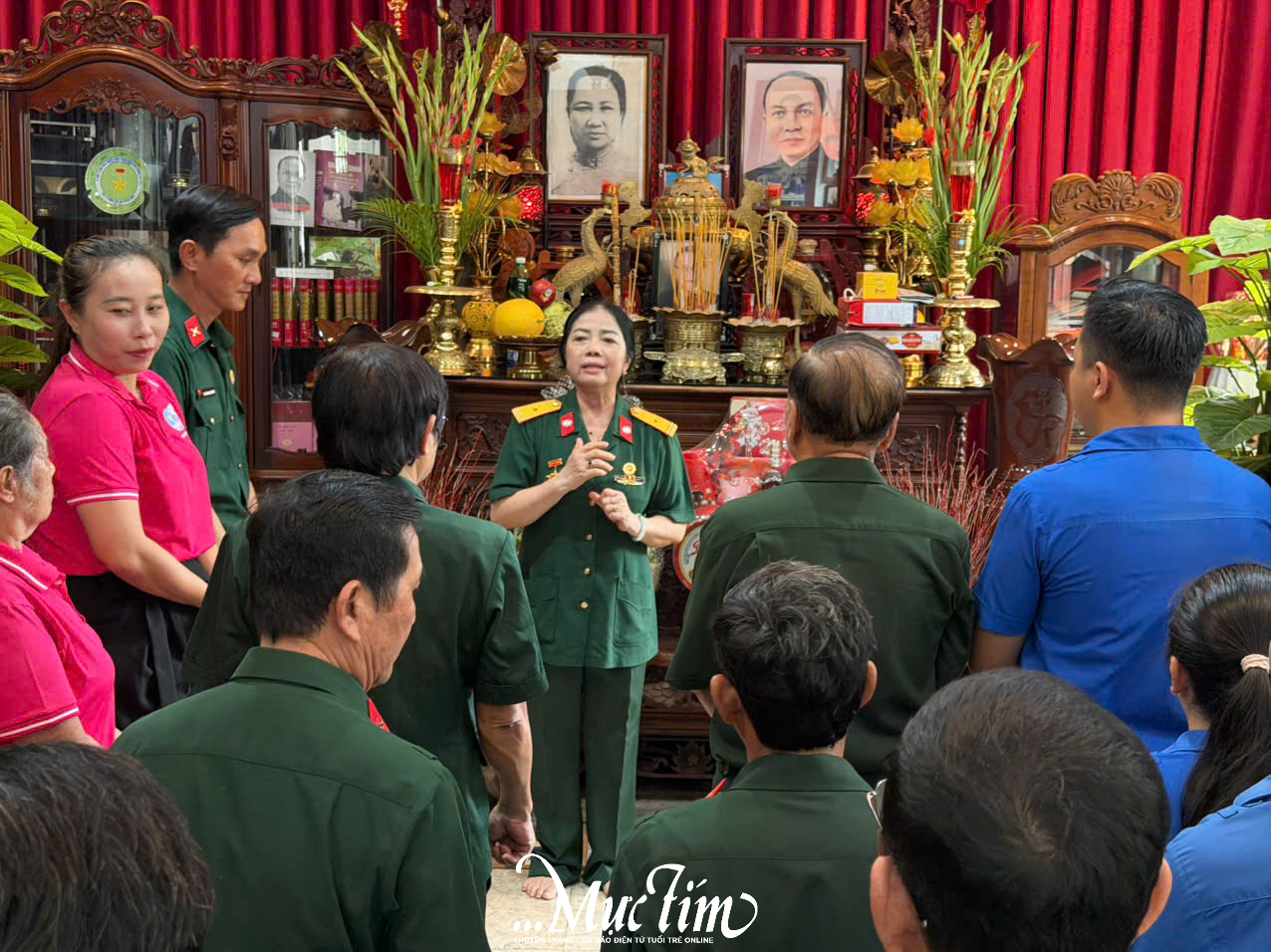 Tuổi trẻ phường Bình Đông cùng dâng hương nhà thờ cố Tổng Bí thư Trường Chinh nhân dịp 30-4 - Ảnh 7.