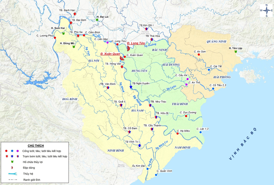 Quy hoạch thủy lợi sông Hồng - Thái Bình: Mục tiêu đến năm 2050