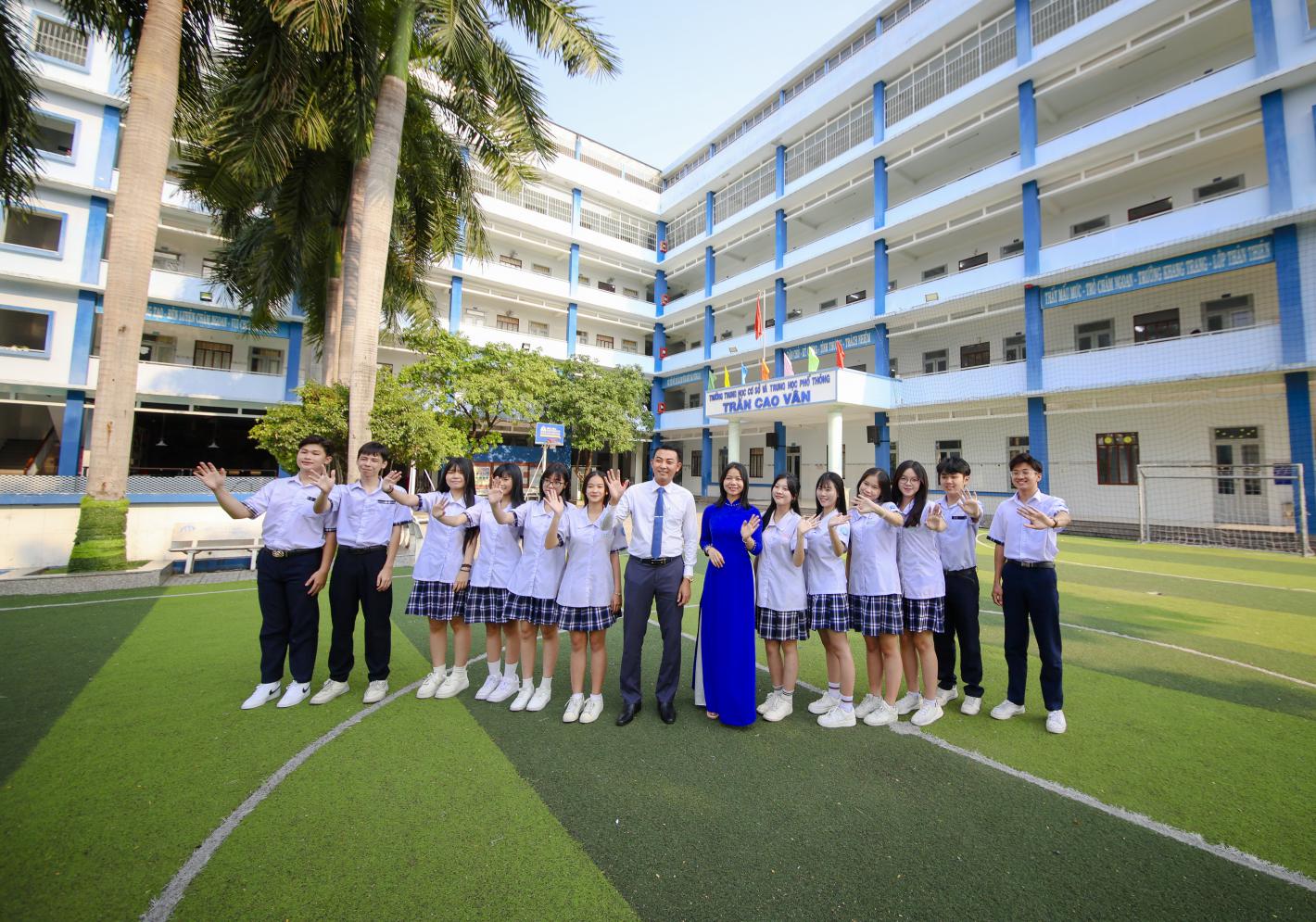 Trần Cao Vân từng bước đổi mới, hướng đến ‘Trường học hạnh phúc’ - Ảnh 1.