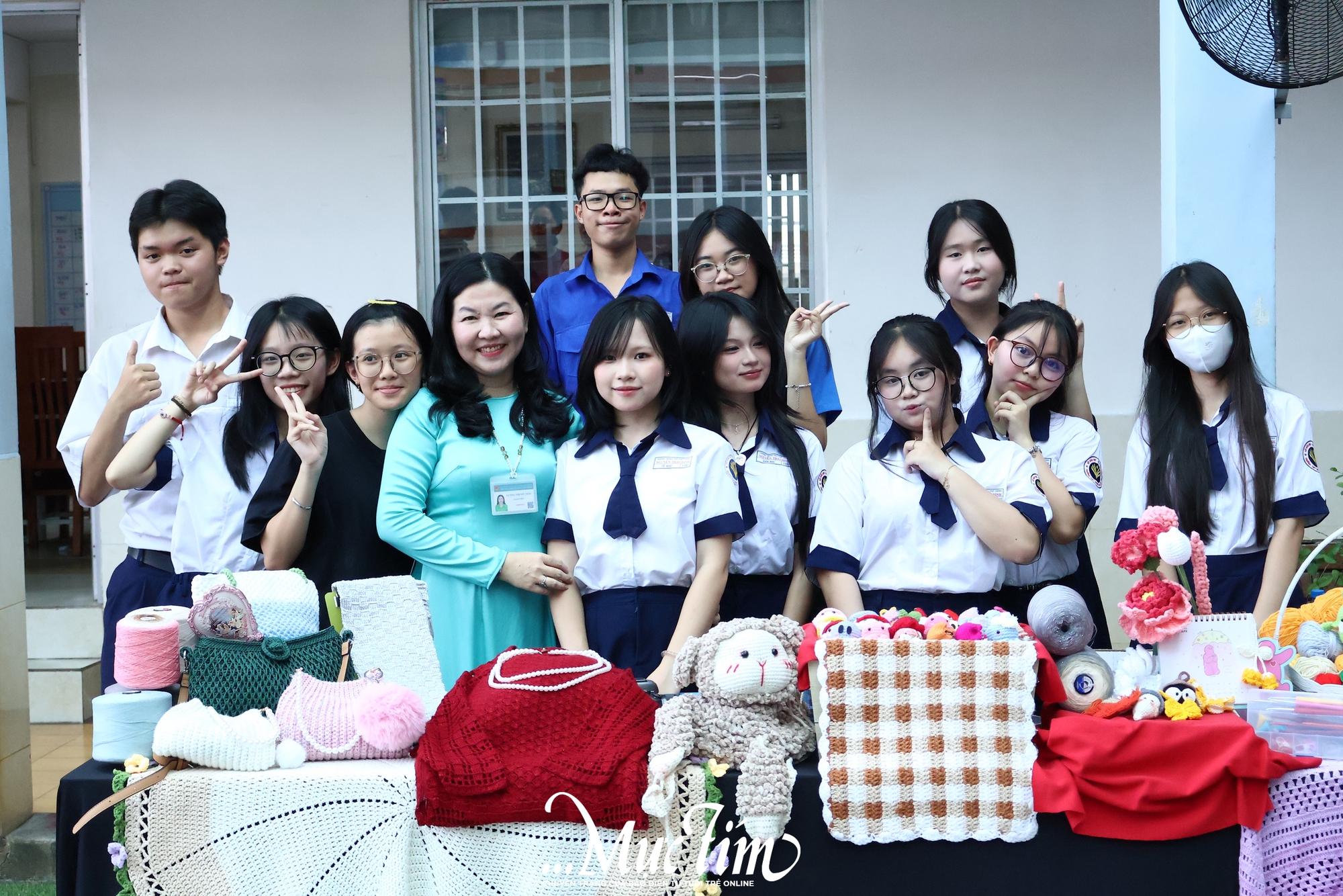 Hơn 500 teen trải nghiệm một ngày làm học sinh Trường THPT Nguyễn Thái Bình- Ảnh 11.