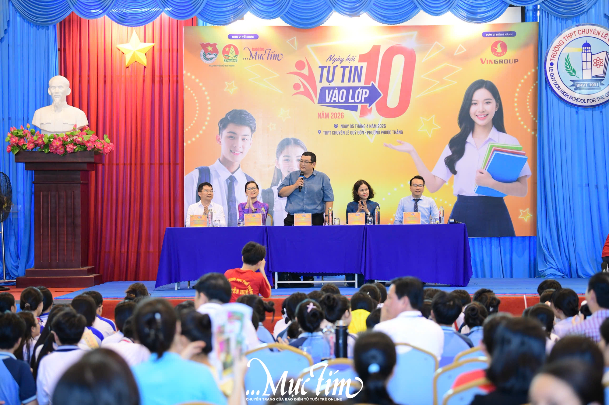 Ngày hội Tự tin vào lớp 10 tại Trường THPT chuyên Lê Quý Đôn: gỡ rối nhiều thắc mắc cho học sinh - Ảnh 5.