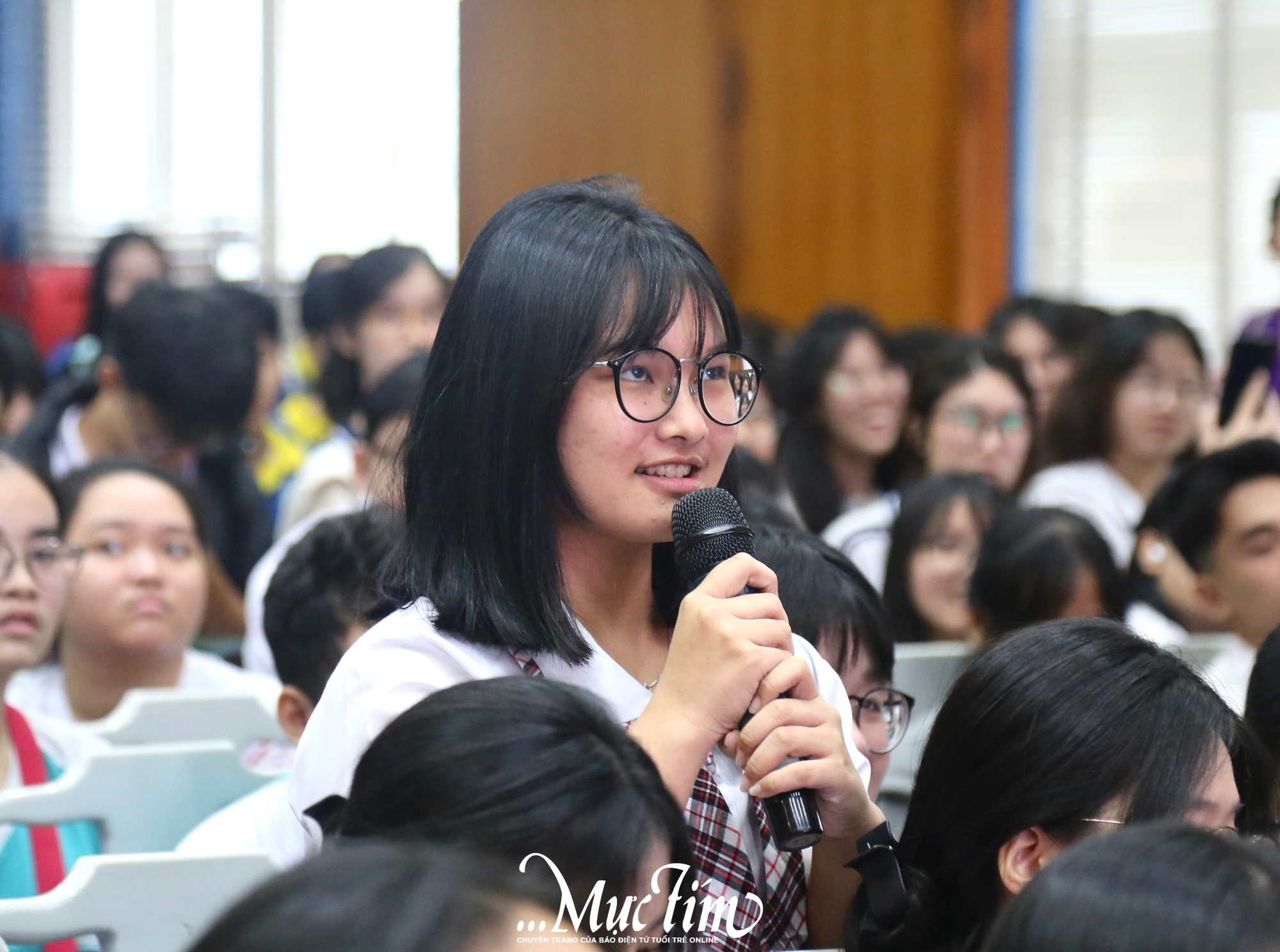 Học sinh cuối cấp trải nghiệm làm sinh viên tại Trường đại học Luật TP.HCM  - Ảnh 3.