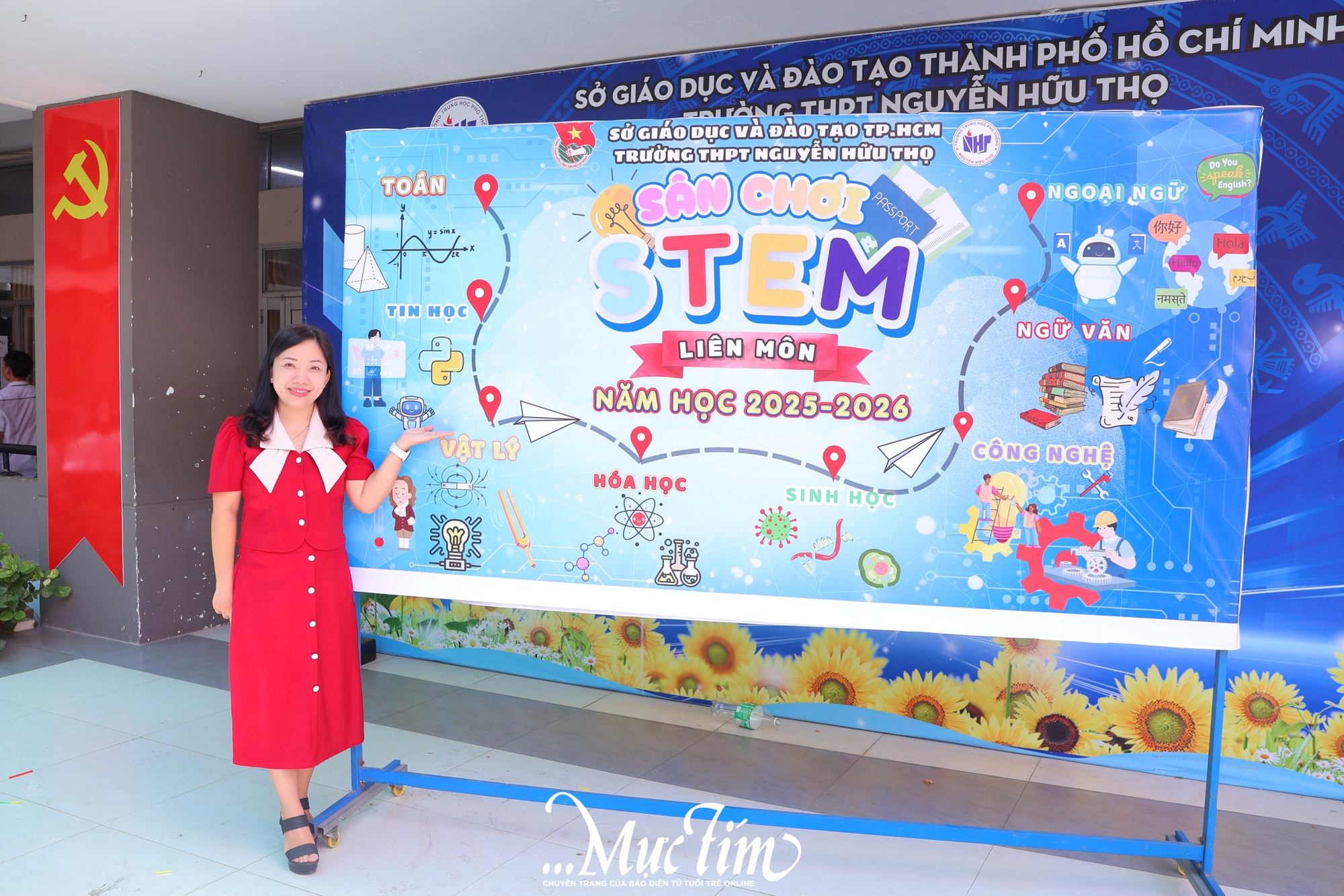Học mà chơi, chơi mà học tại Sân chơi STEM liên môn Trường THPT Nguyễn Hữu Thọ - Ảnh 8.