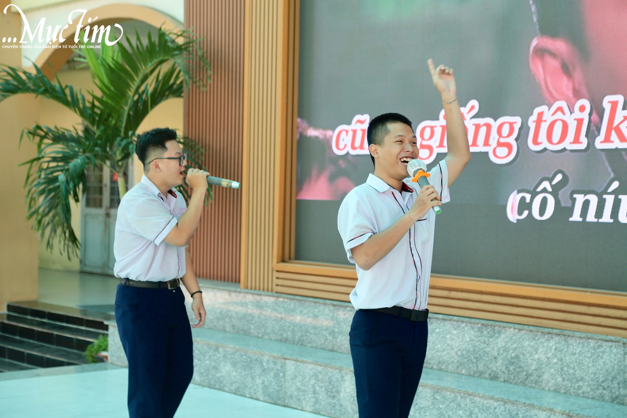 Giờ ra chơi ngập tràn âm nhạc của Trường THPT Vĩnh Lộc B- Ảnh 8.