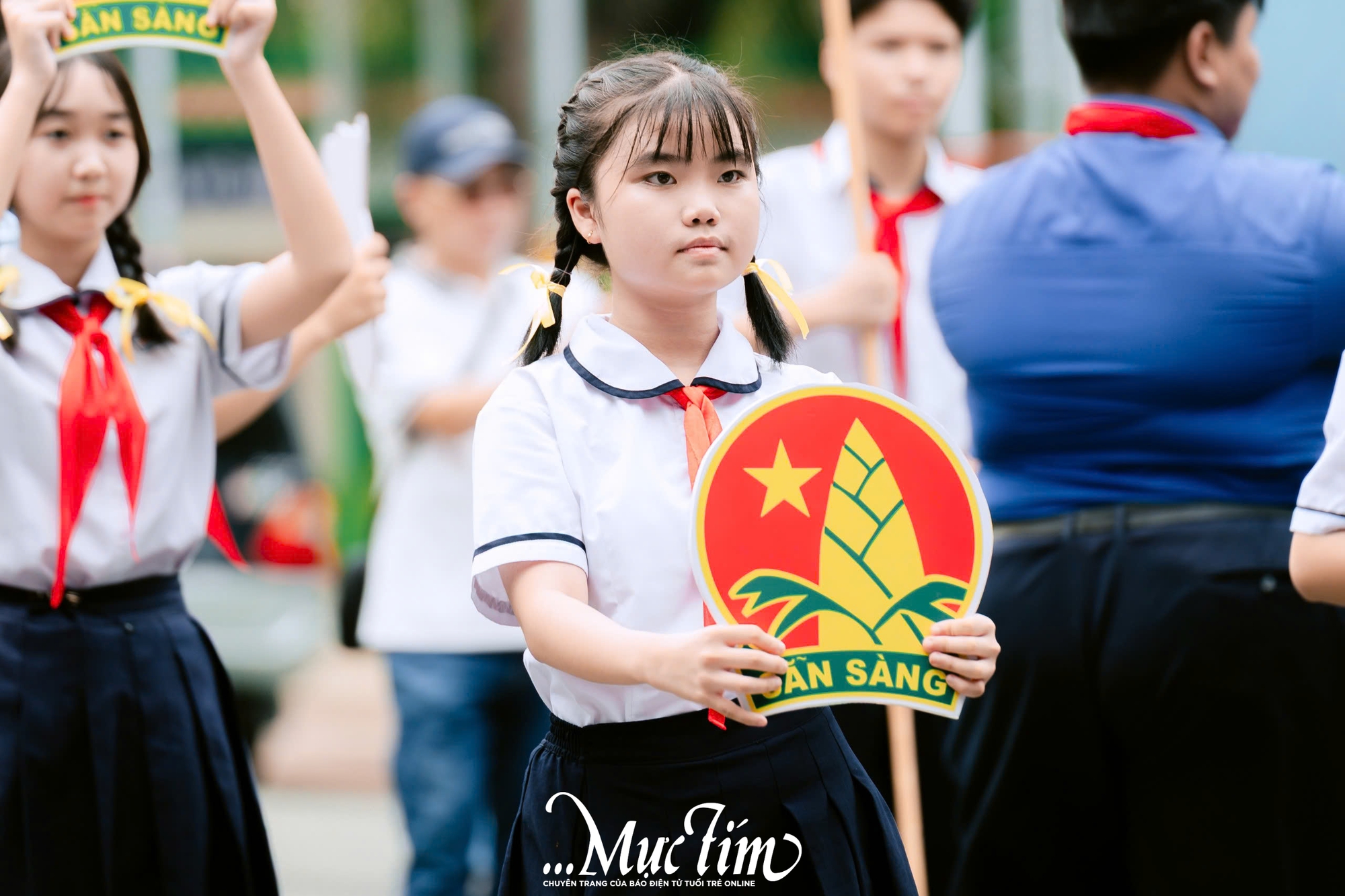 Đội viên TP.HCM diễu hành chào mừng kỷ niệm 85 năm Ngày thành lập Đội TNTP Hồ Chí Minh - Ảnh 3.