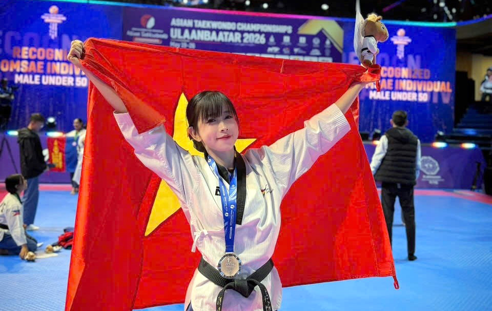 Taekwondo Việt Nam giành 2 HCV châu Á - Ảnh 1.