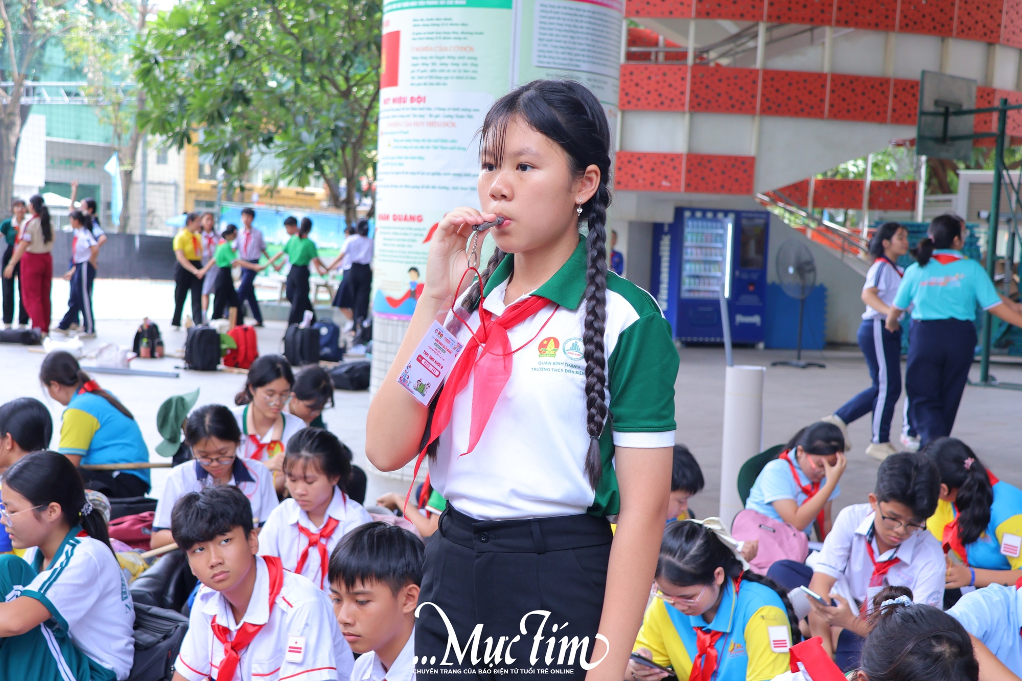Hàng trăm thủ lĩnh nhí hào hứng chinh phục Hội thi Chỉ huy Đội giỏi TP.HCM lần thứ 29 - Ảnh 9.