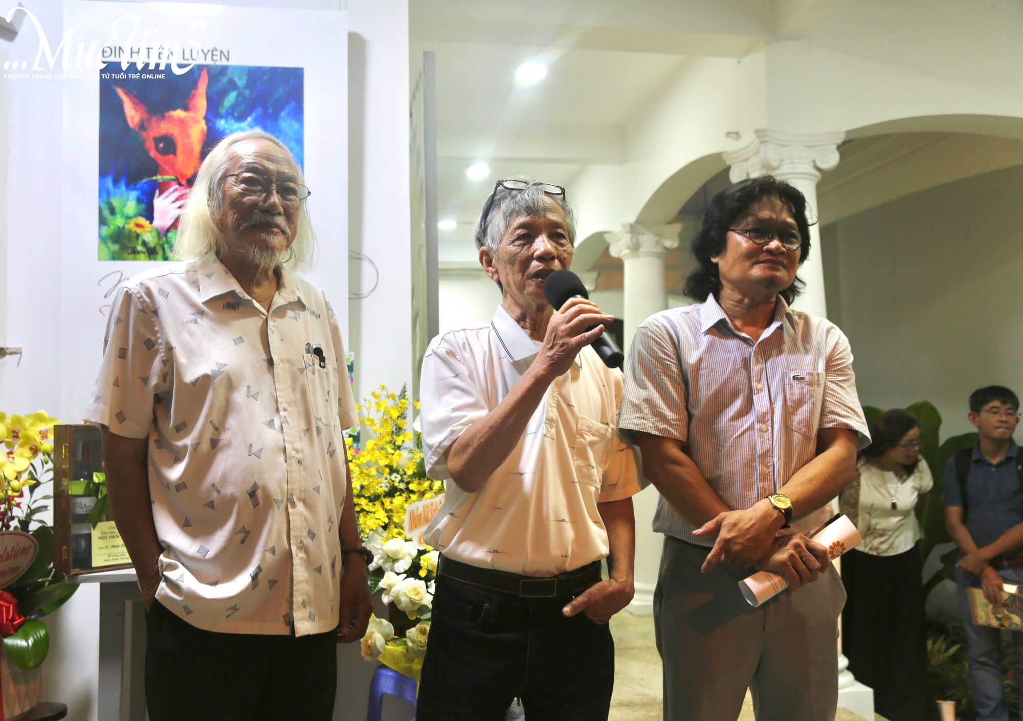 Tìm về 'một thời tuổi ngọc' qua triển lãm tranh của họa sĩ Đinh Tiến Luyện - Ảnh 4.