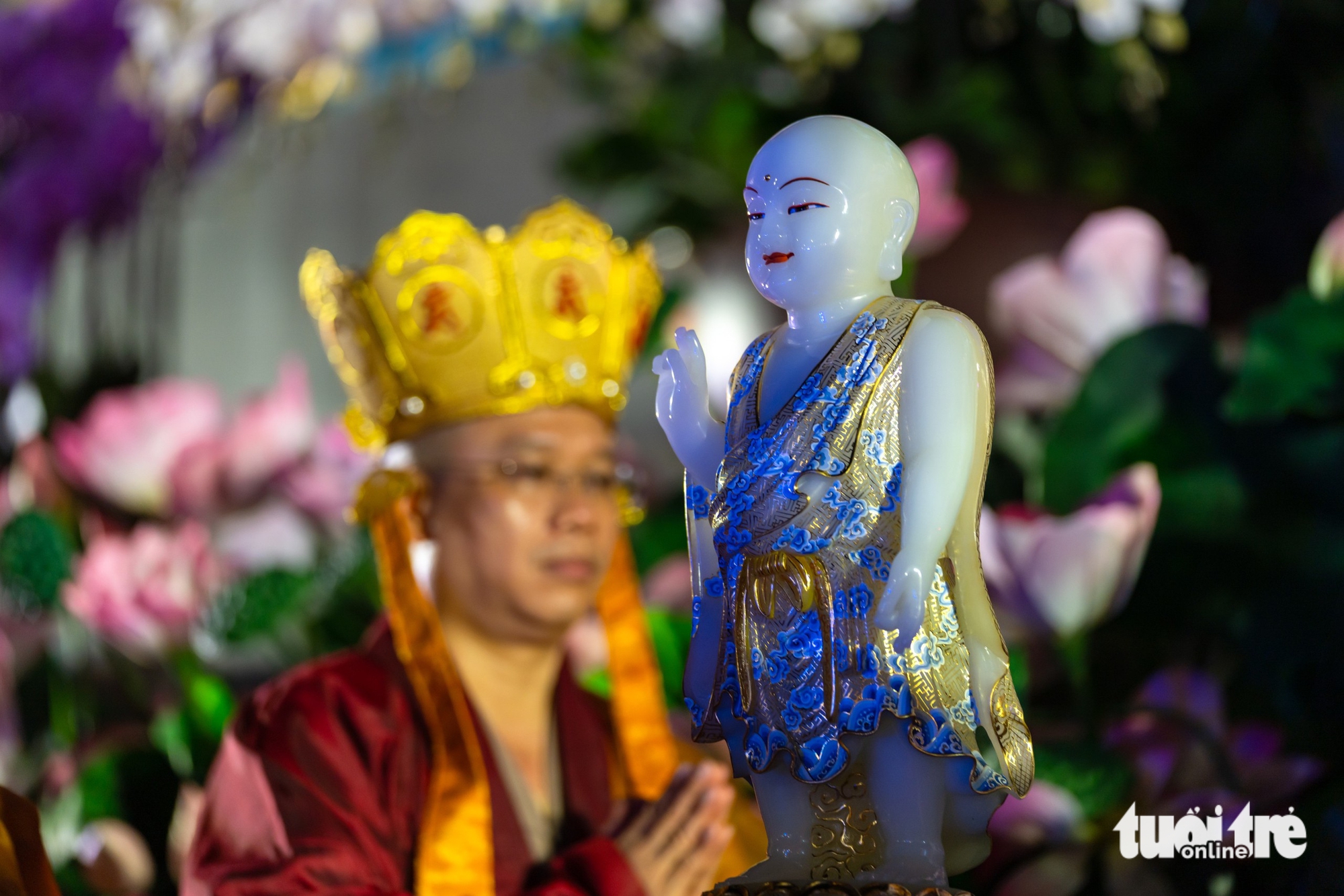 Hàng ngàn tăng ni, phật tử, nghệ sĩ tham gia lễ rước và tắm Phật mùa Phật đản tại TP.HCM - Ảnh 11. Phật đản - Ảnh 14.