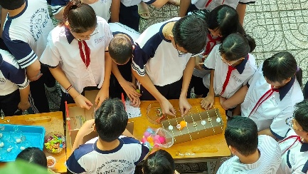 Giờ ra chơi trải nghiệm, sáng tạo tại Trường THCS Minh Đức - Ảnh 11.