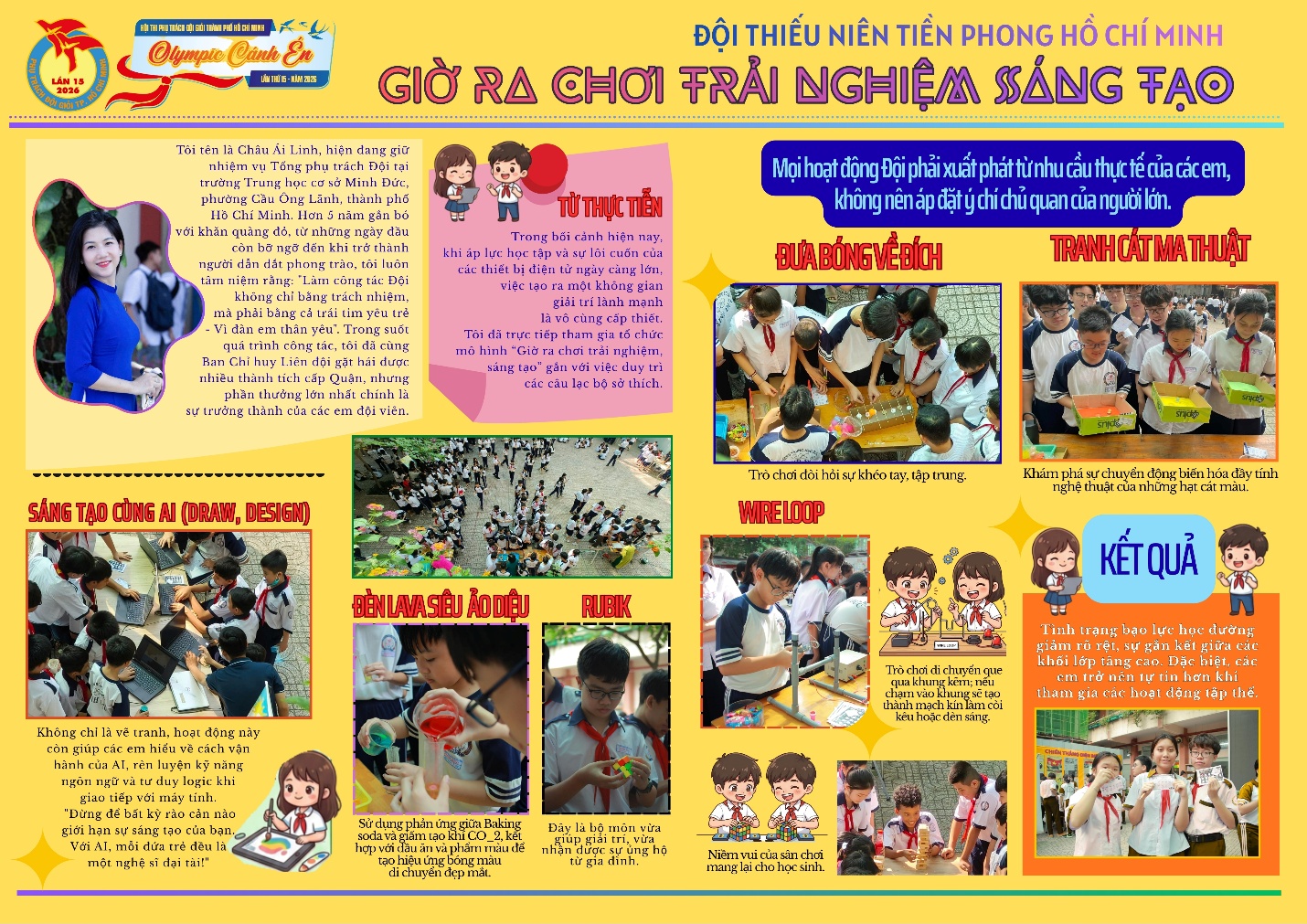 Giờ ra chơi trải nghiệm, sáng tạo tại Trường THCS Minh Đức - Ảnh 1.