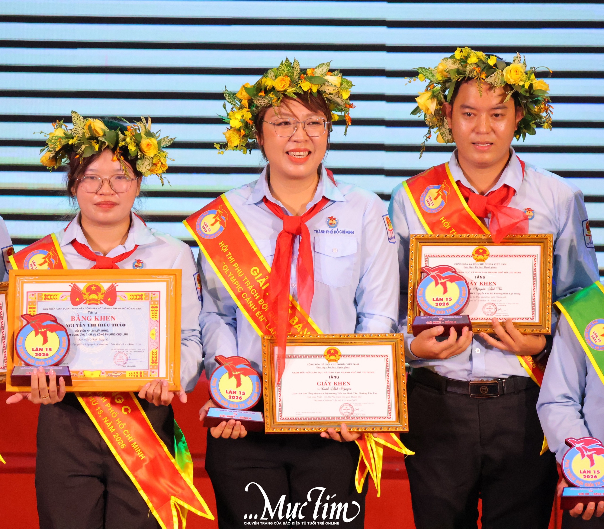 Trao giải Hội thi Phụ trách Đội giỏi TP.HCM Olympic Cánh én- Ảnh 1.