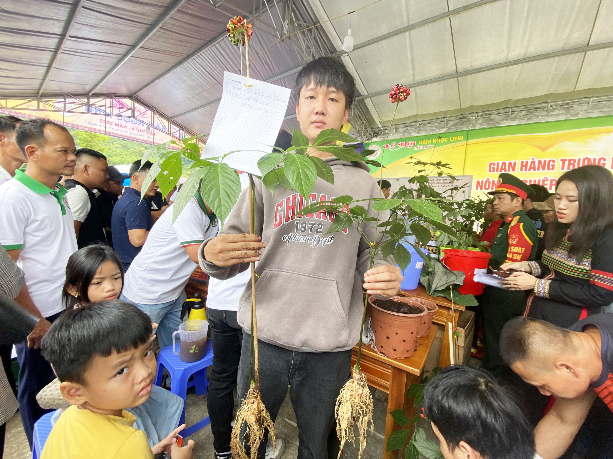 Lễ hội sâm Ngọc Linh - Ảnh 1.