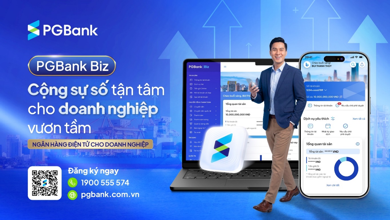 Ra mắt ngân hàng số hợp kênh PGBank Biz dành cho doanh nghiệp - Ảnh 1.