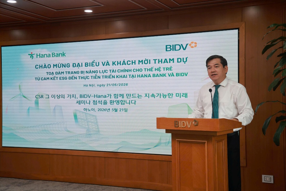 BIDV và Hana Bank thúc đẩy giáo dục tài chính cho thế hệ trẻ  - Ảnh 1.