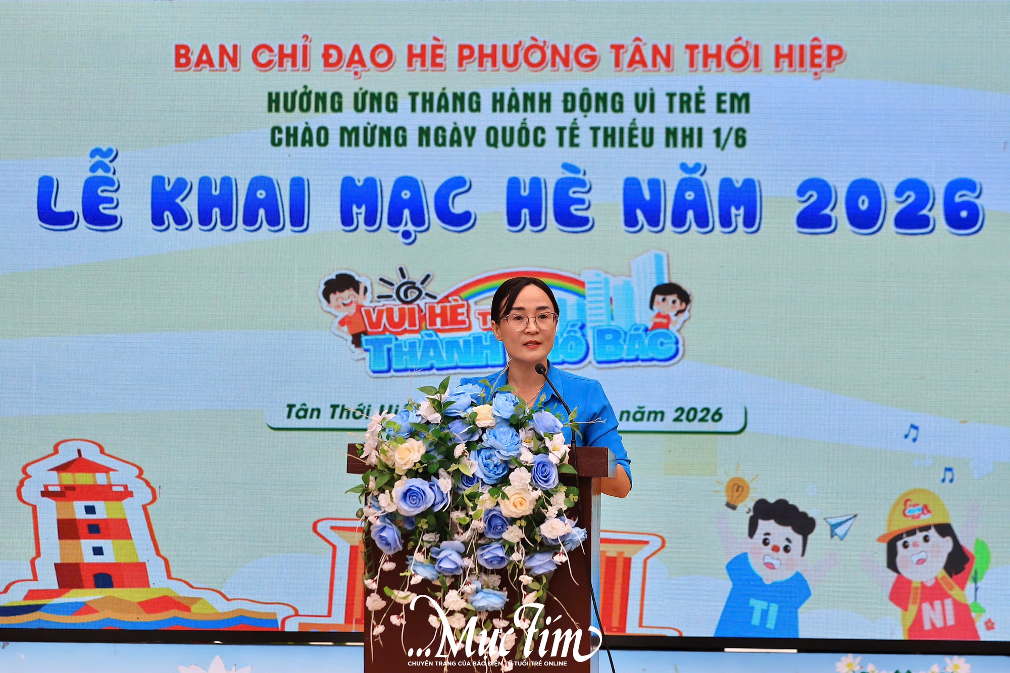 Thiếu nhi phường Tân Thới Hiệp vui hội hè, hưởng ứng Tháng hành động 'Vì trẻ em'- Ảnh 2.
